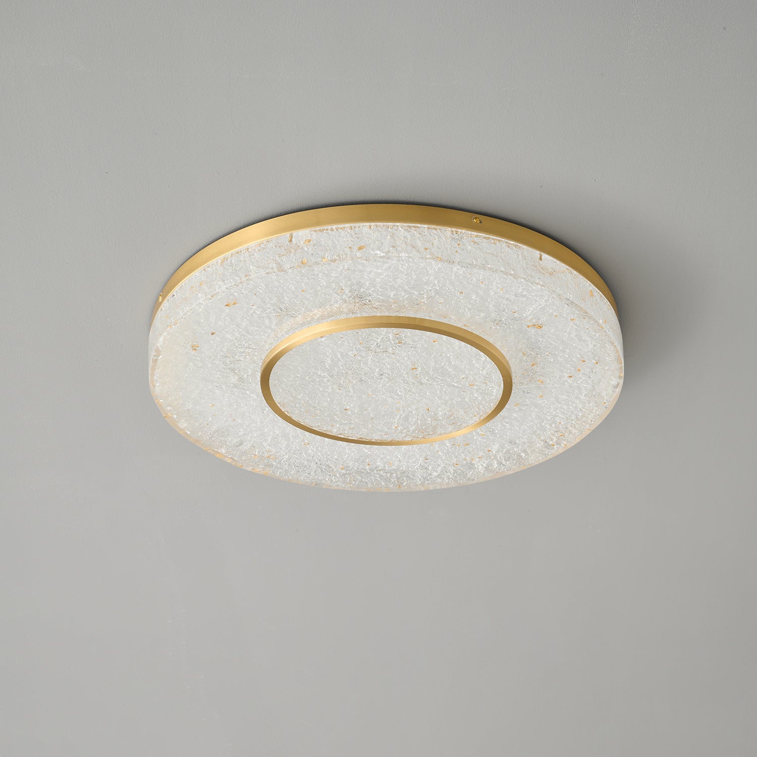 Lustra Ceiling Lamp Mysterious Circle Brass Resin - Letslighting