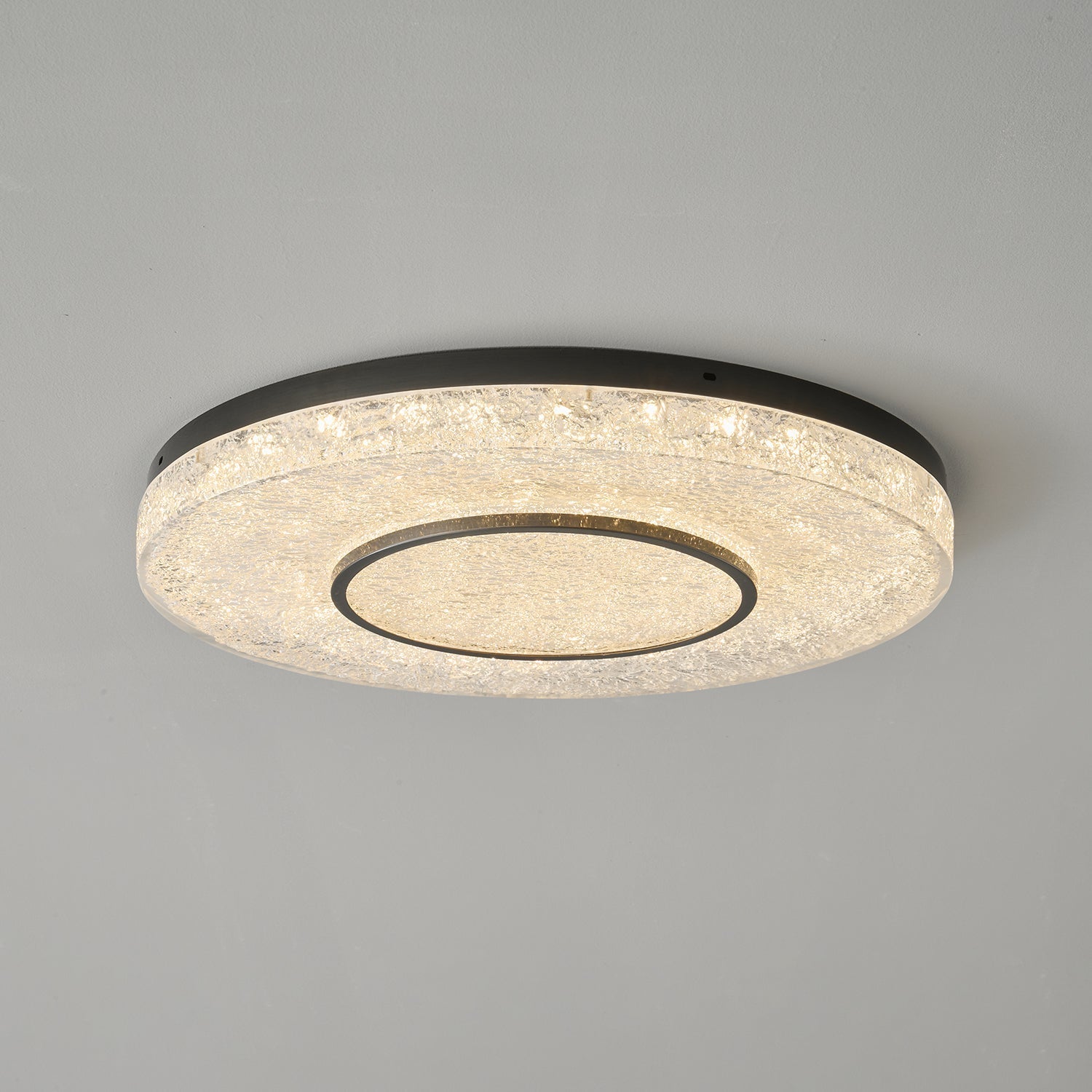 Lustra Ceiling Lamp Mysterious Circle Brass Resin - Letslighting