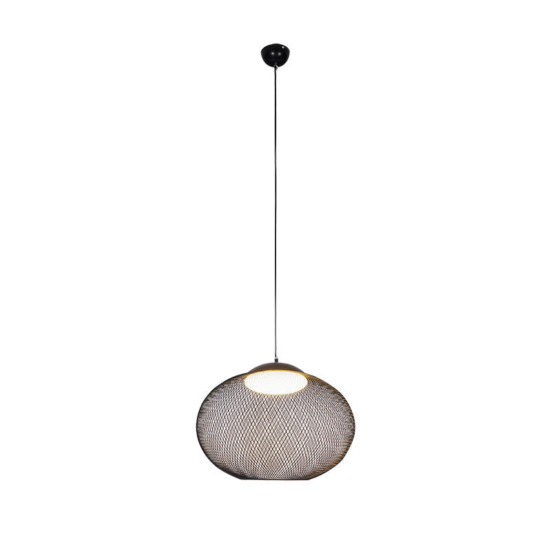 Lustra Pendant Lamp lic Mesh Black - Letslighting