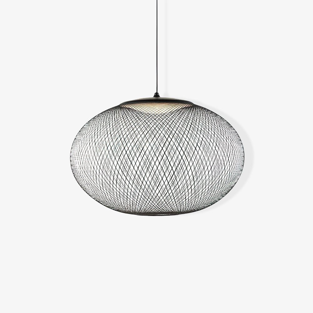 Lustra Pendant Lamp lic Mesh Black - Letslighting