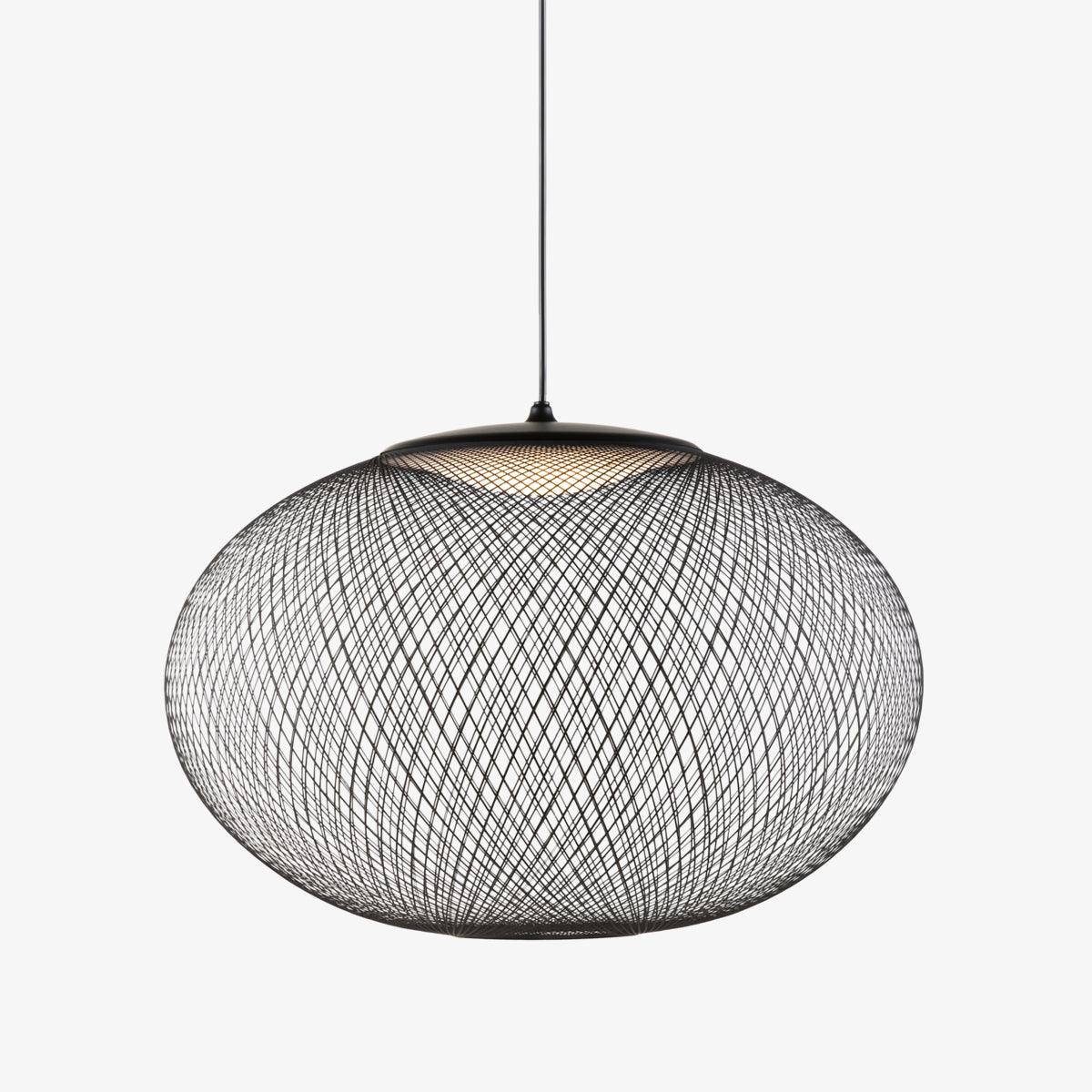Lustra Pendant Lamp lic Mesh Black - Letslighting