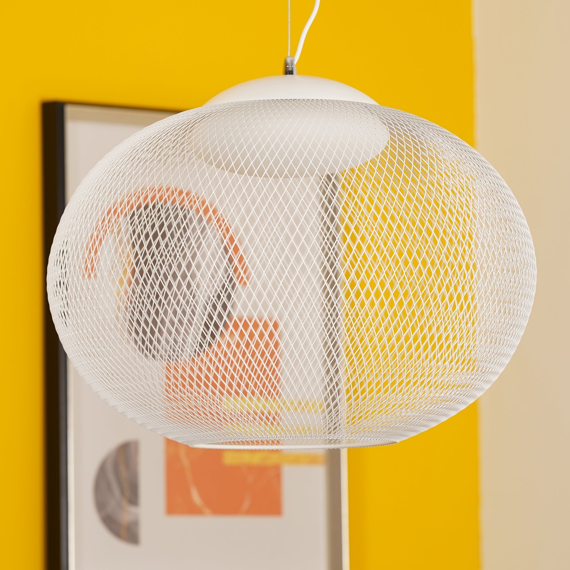 Lustra Pendant Lamp lic Mesh Black - Letslighting