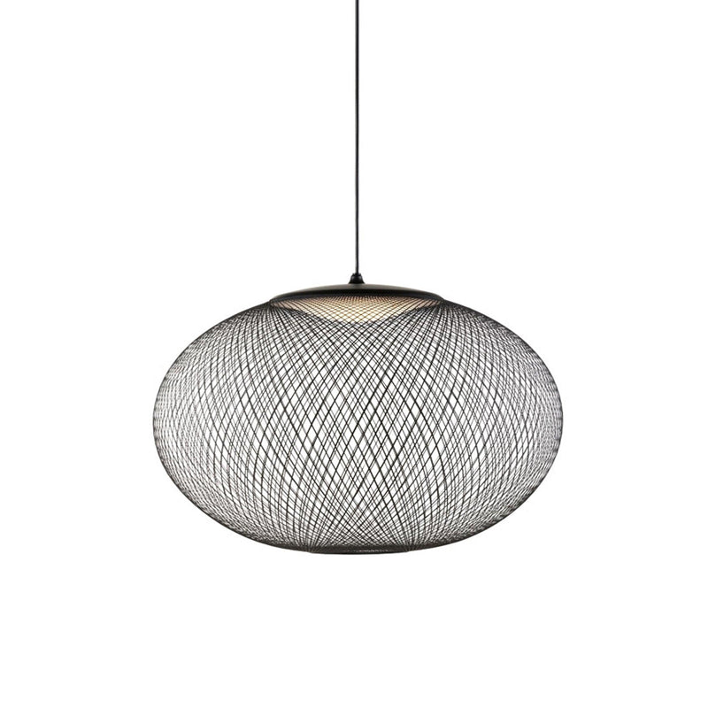Lustra Pendant Lamp lic Mesh Black - Letslighting