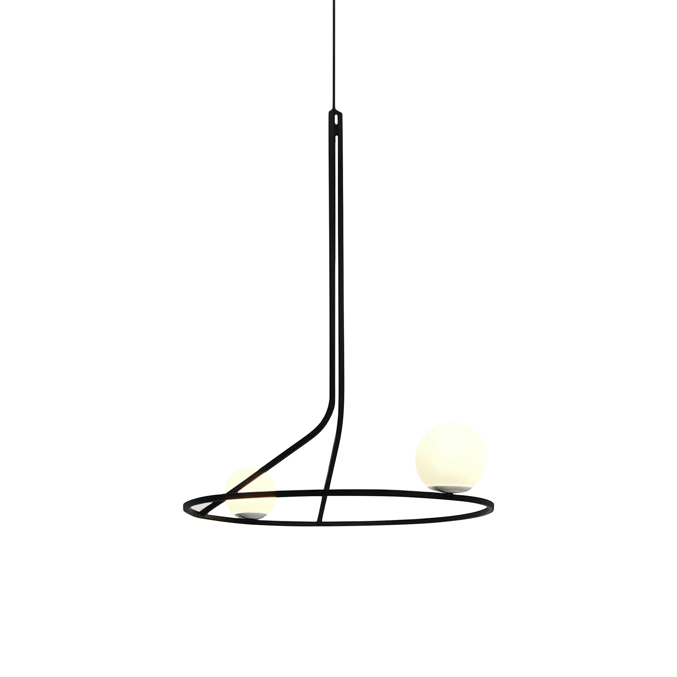 Ilthael Modern Minimalist Brass Glass Chandelier - Letslighting