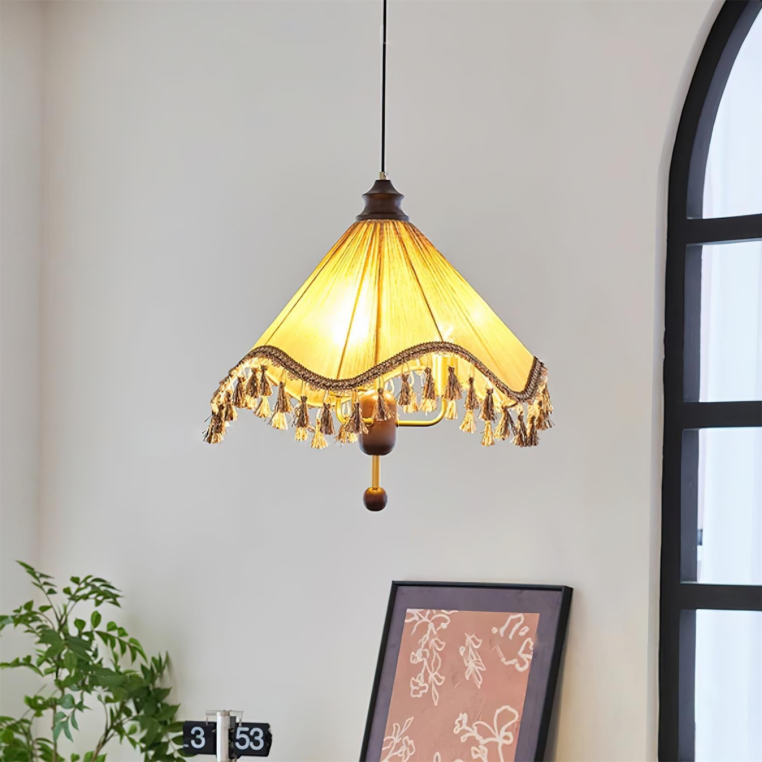 Rosetta fabric Pendant Light Boutique - Letslighting