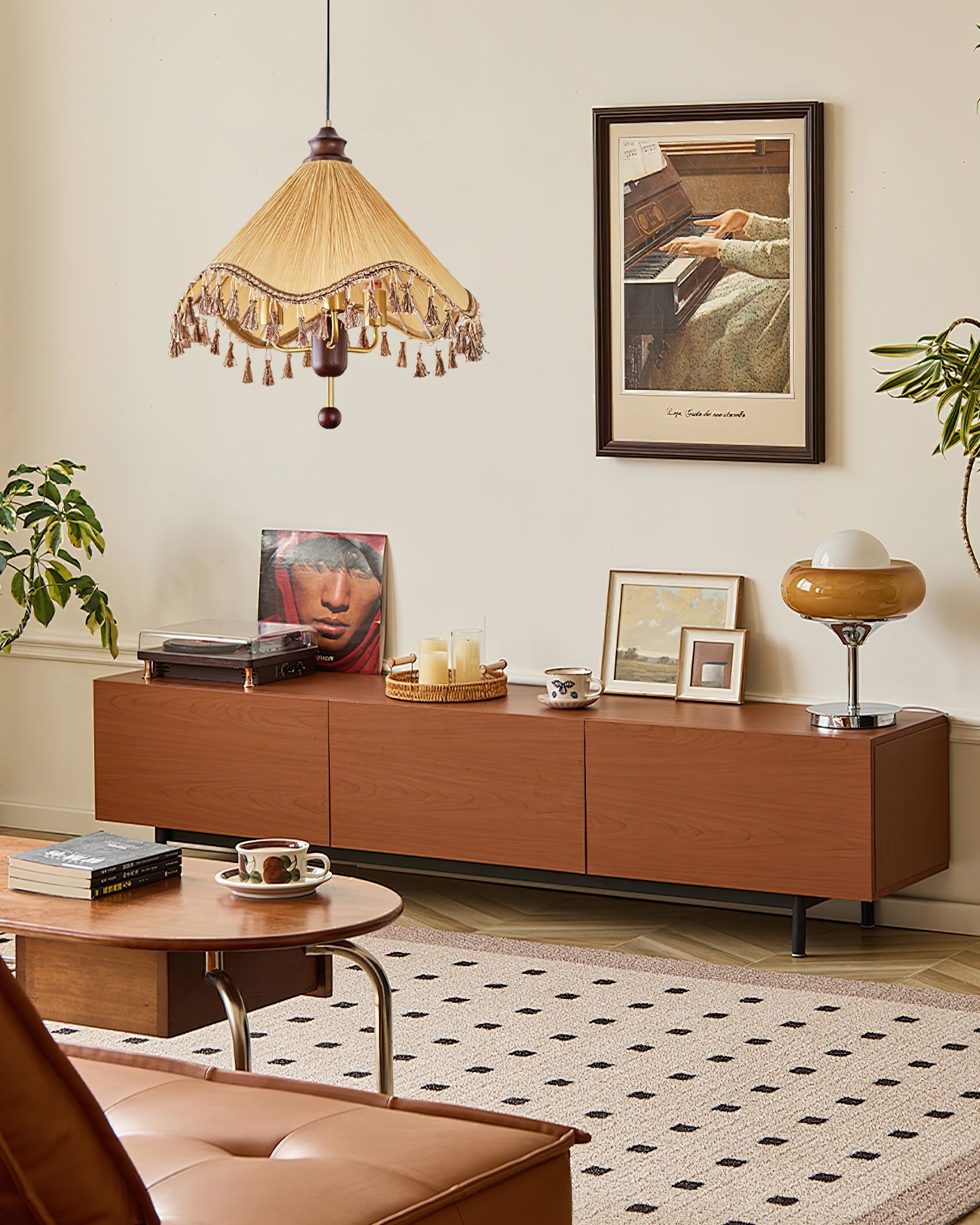 Rosetta fabric Pendant Light Boutique - Letslighting
