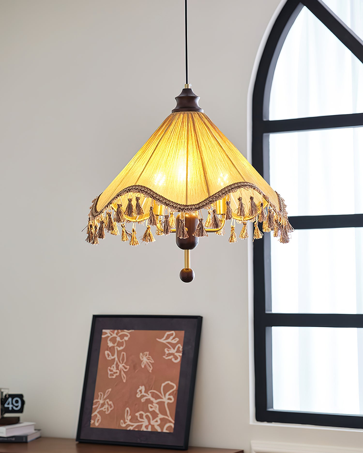 Rosetta fabric Pendant Light Boutique - Letslighting
