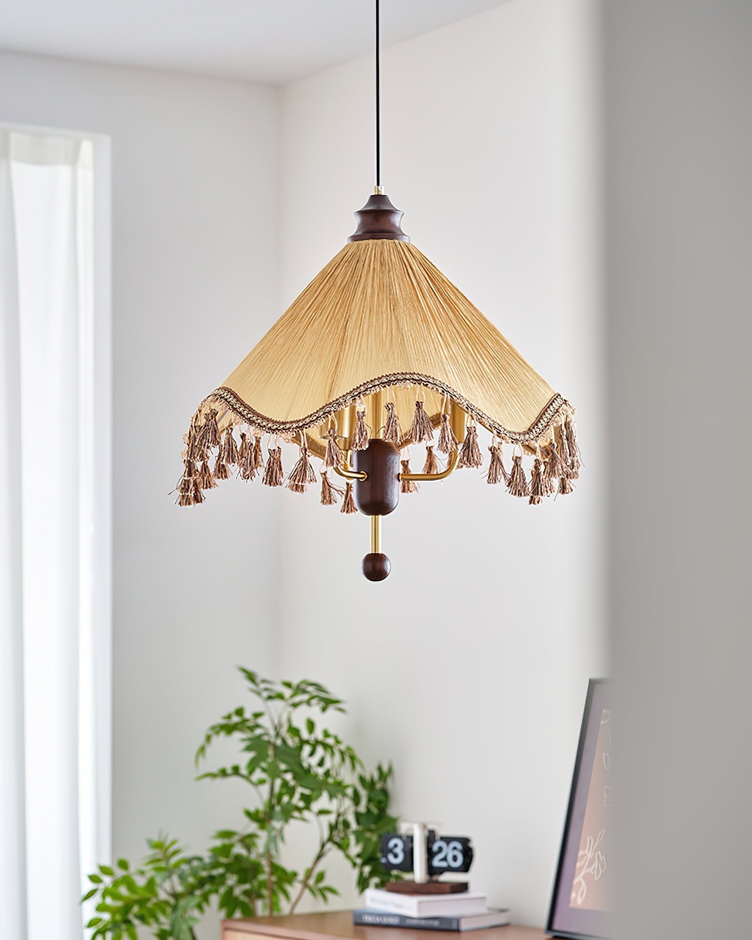 Rosetta fabric Pendant Light Boutique - Letslighting