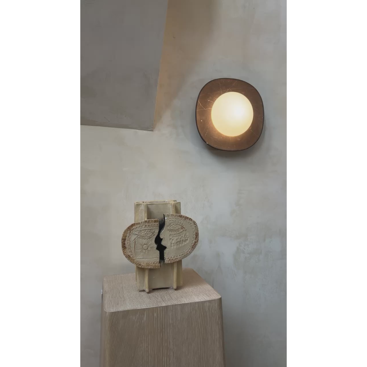 Cinoreth Modern Minimalist Marble Glass Wall Lamp - Letslighting