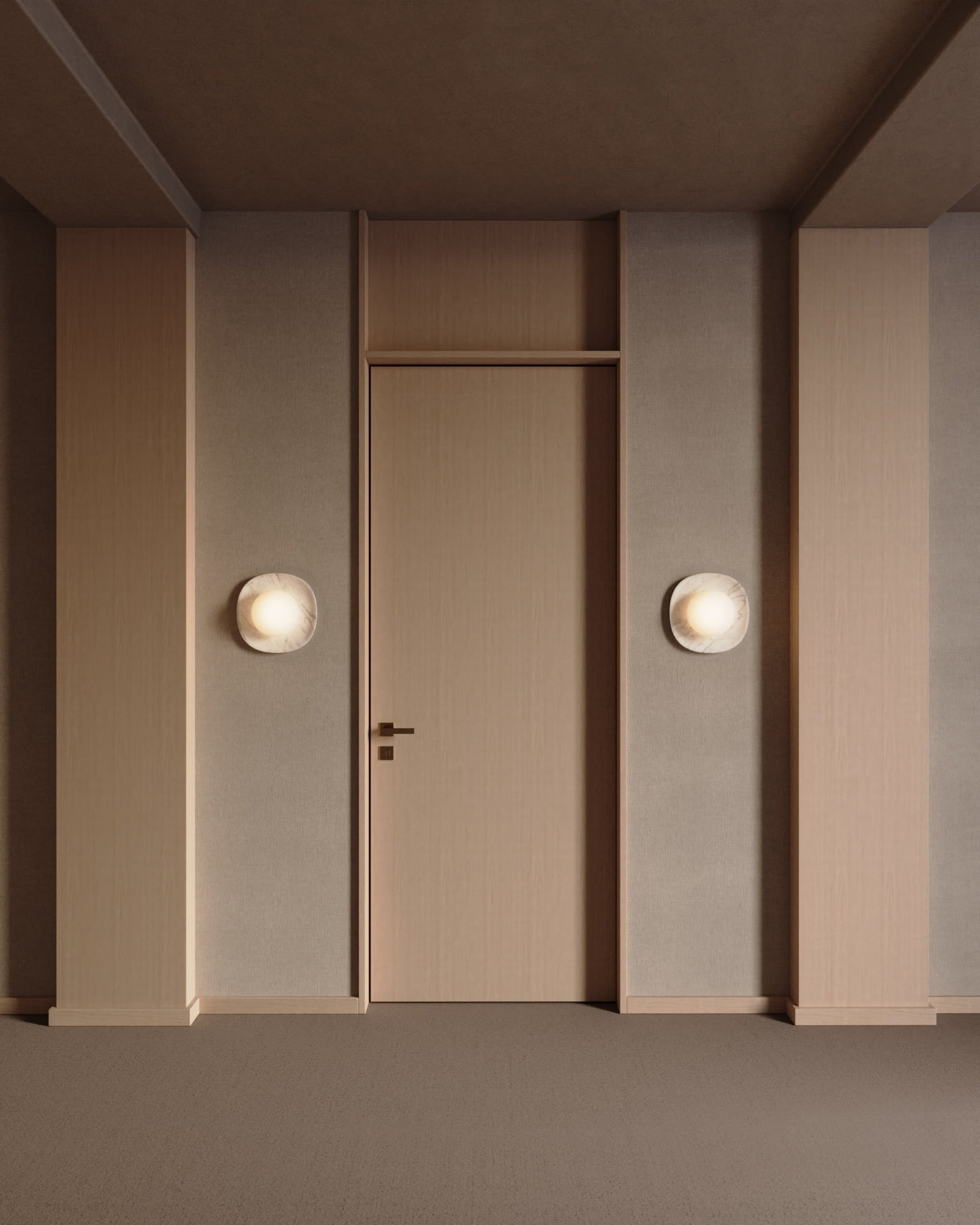 Cinoreth Modern Minimalist Marble Glass Wall Lamp - Letslighting