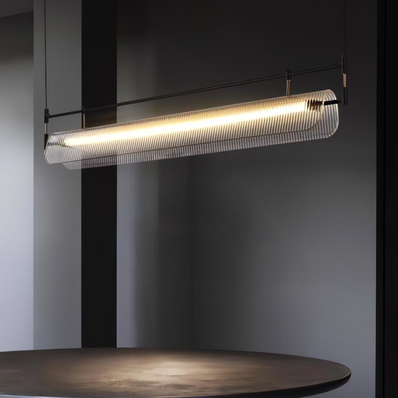 Lustra Chandelier Linear Strip Acrylic Long - Letslighting