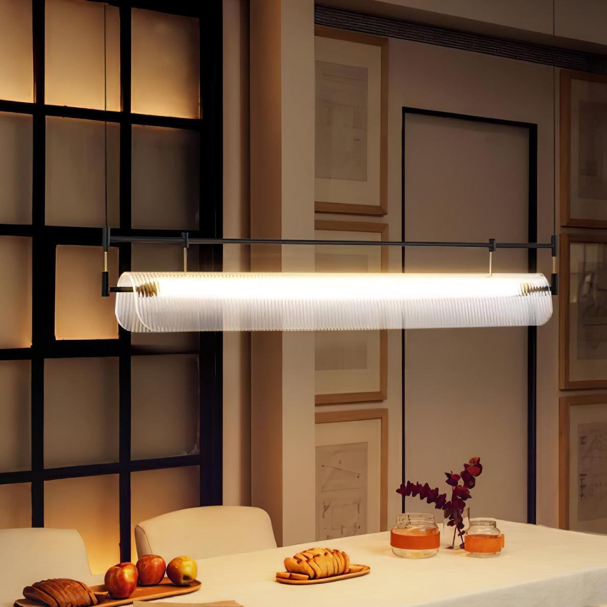 Lustra Chandelier Linear Strip Acrylic Long - Letslighting