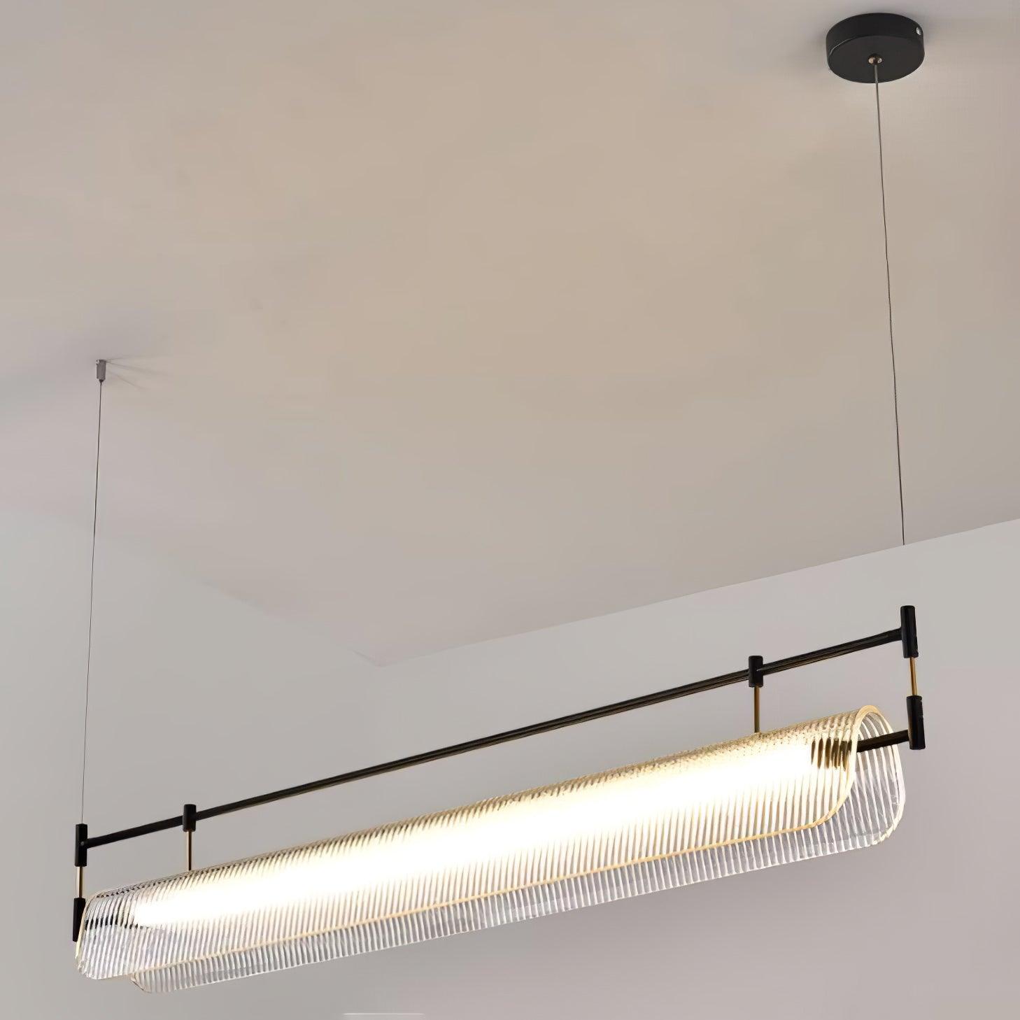 Lustra Chandelier Linear Strip Acrylic Long - Letslighting