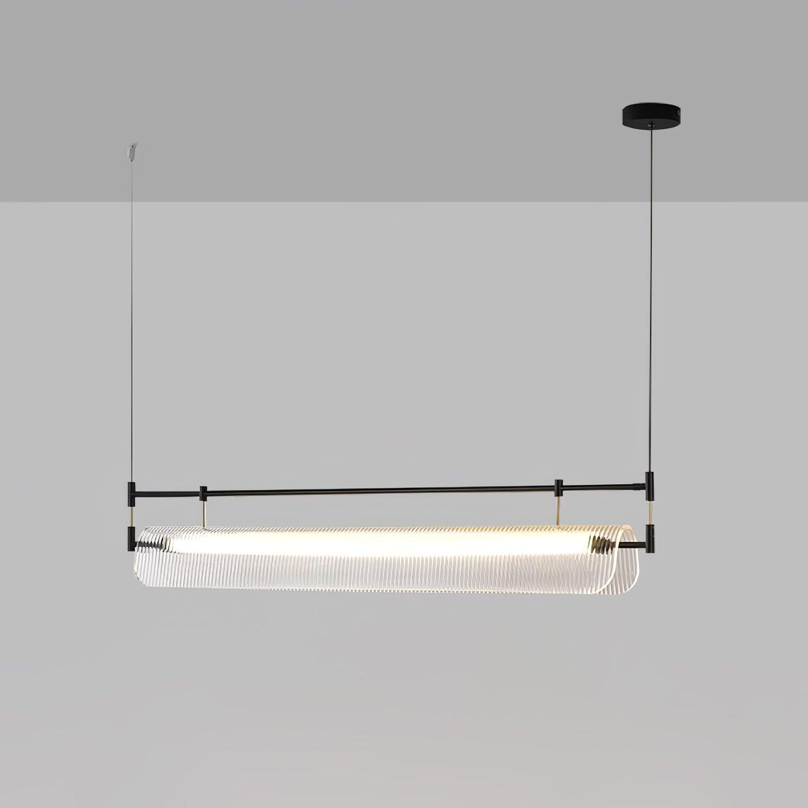 Lustra Chandelier Linear Strip Acrylic Long - Letslighting