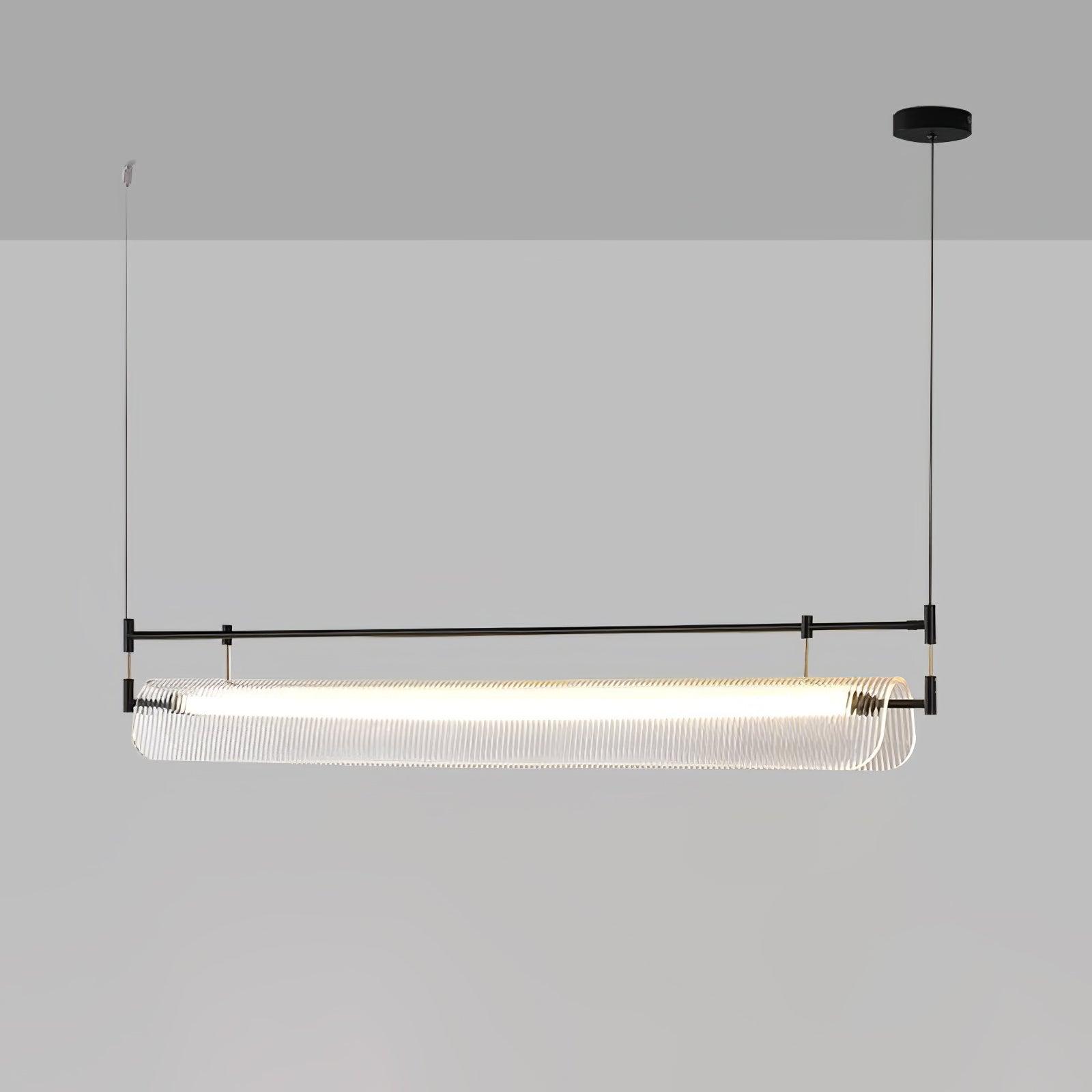 Lustra Chandelier Linear Strip Acrylic Long - Letslighting