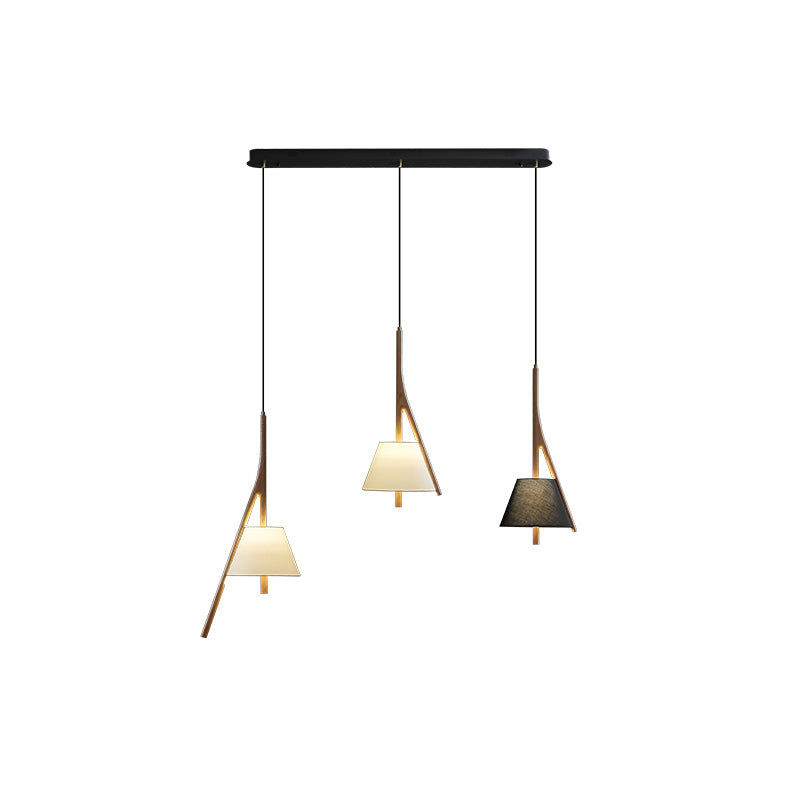 Zovenarae Triangular Wood Pendant Light - Letslighting