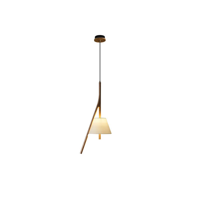 Zovenarae Triangular Wood Pendant Light - Letslighting