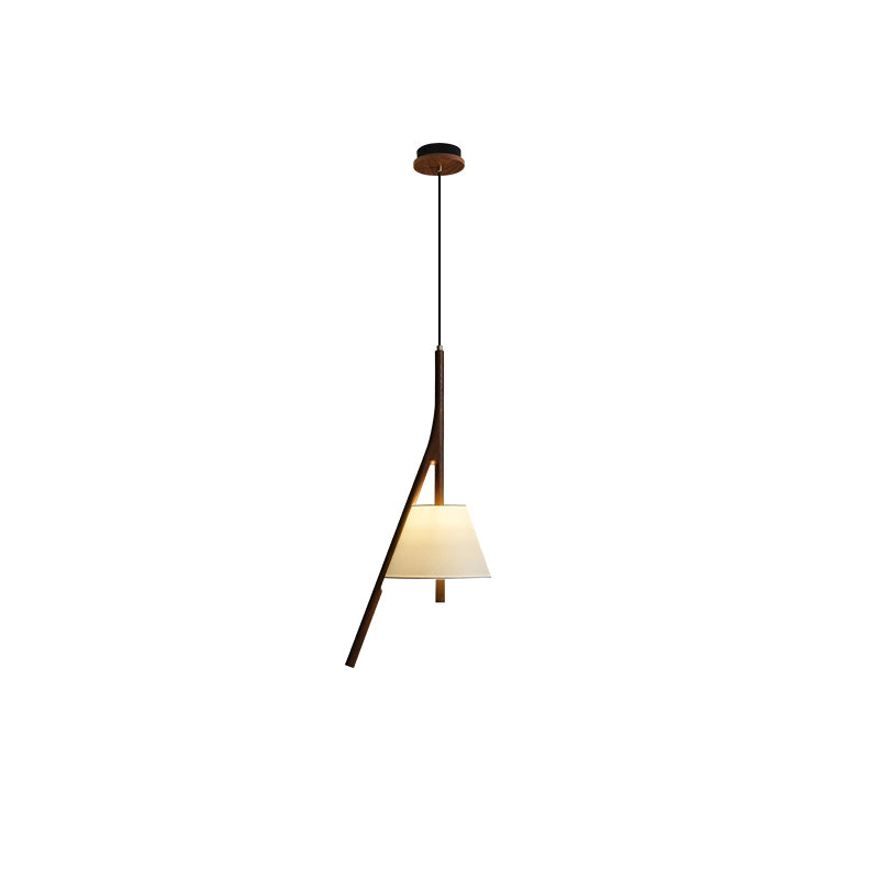 Zovenarae Triangular Wood Pendant Light - Letslighting