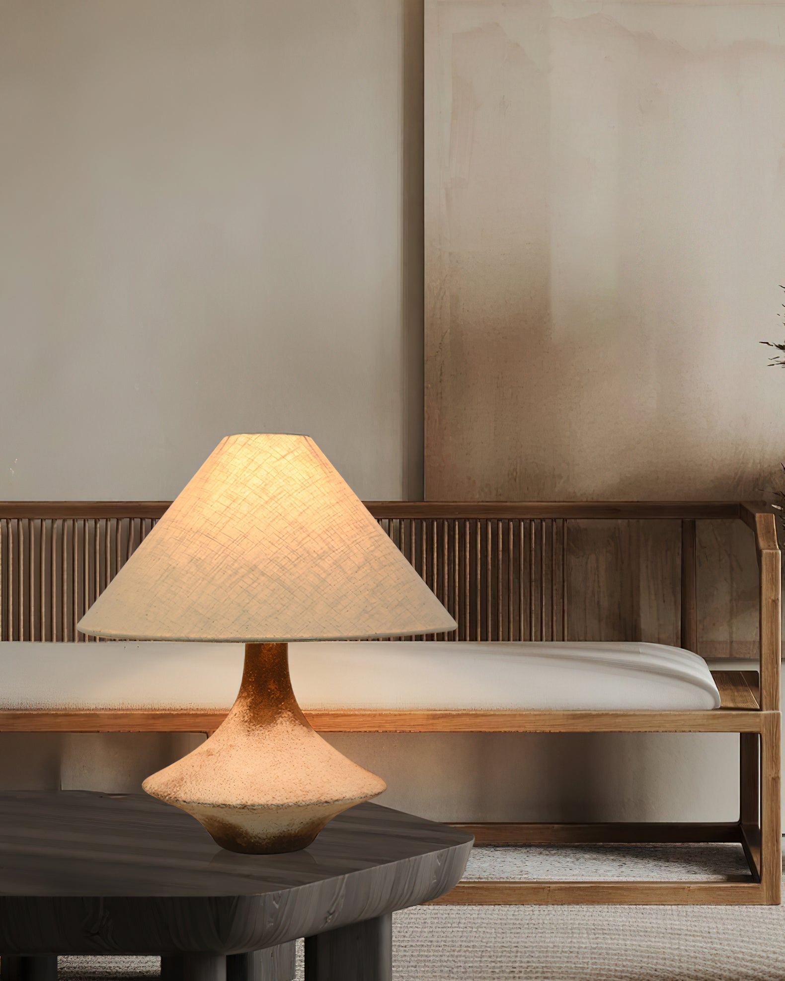 Navoer Fabric Artistic Table Lamp - Letslighting