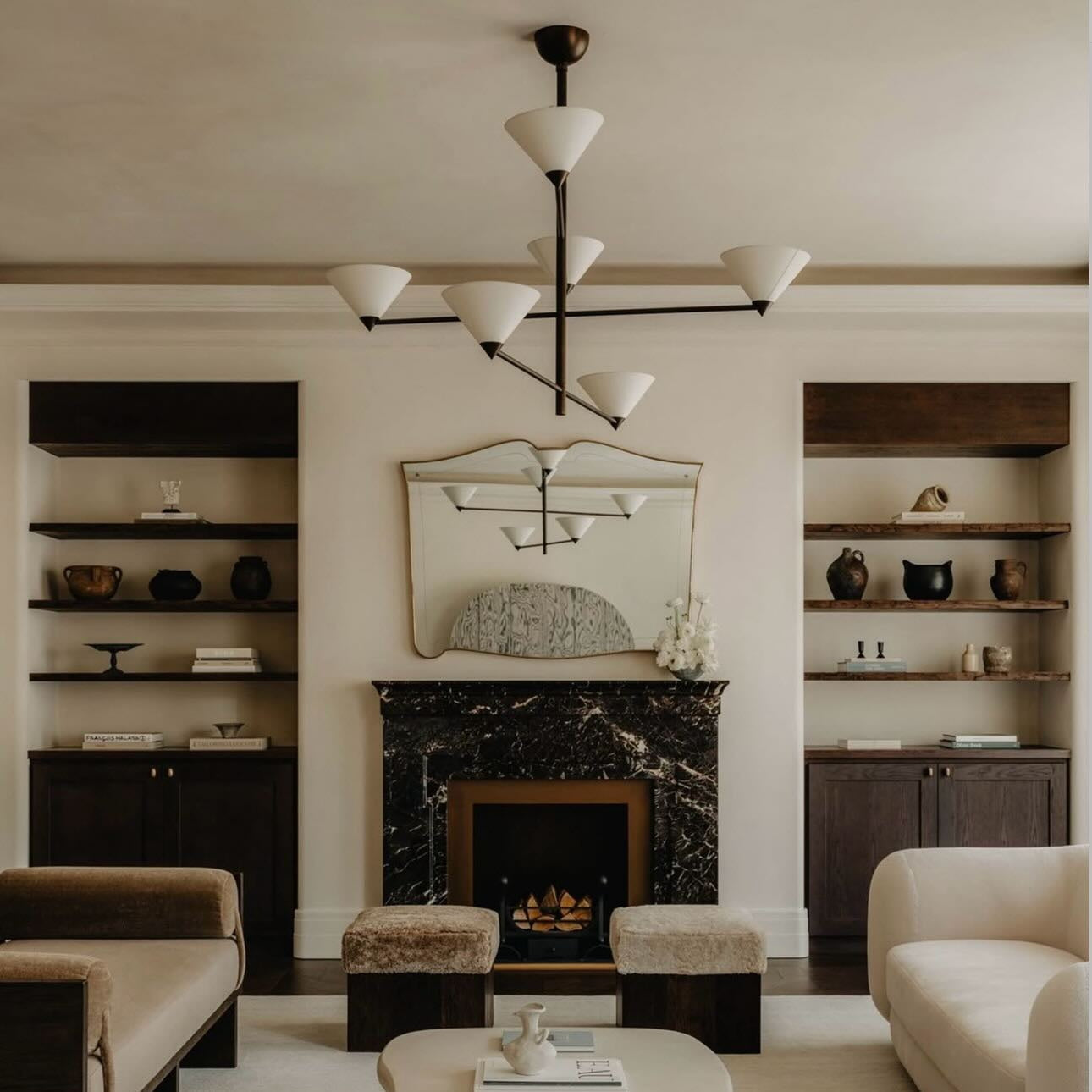 Eurmira Premium Elegance Modern Black Fabric Chandelier - Letslighting