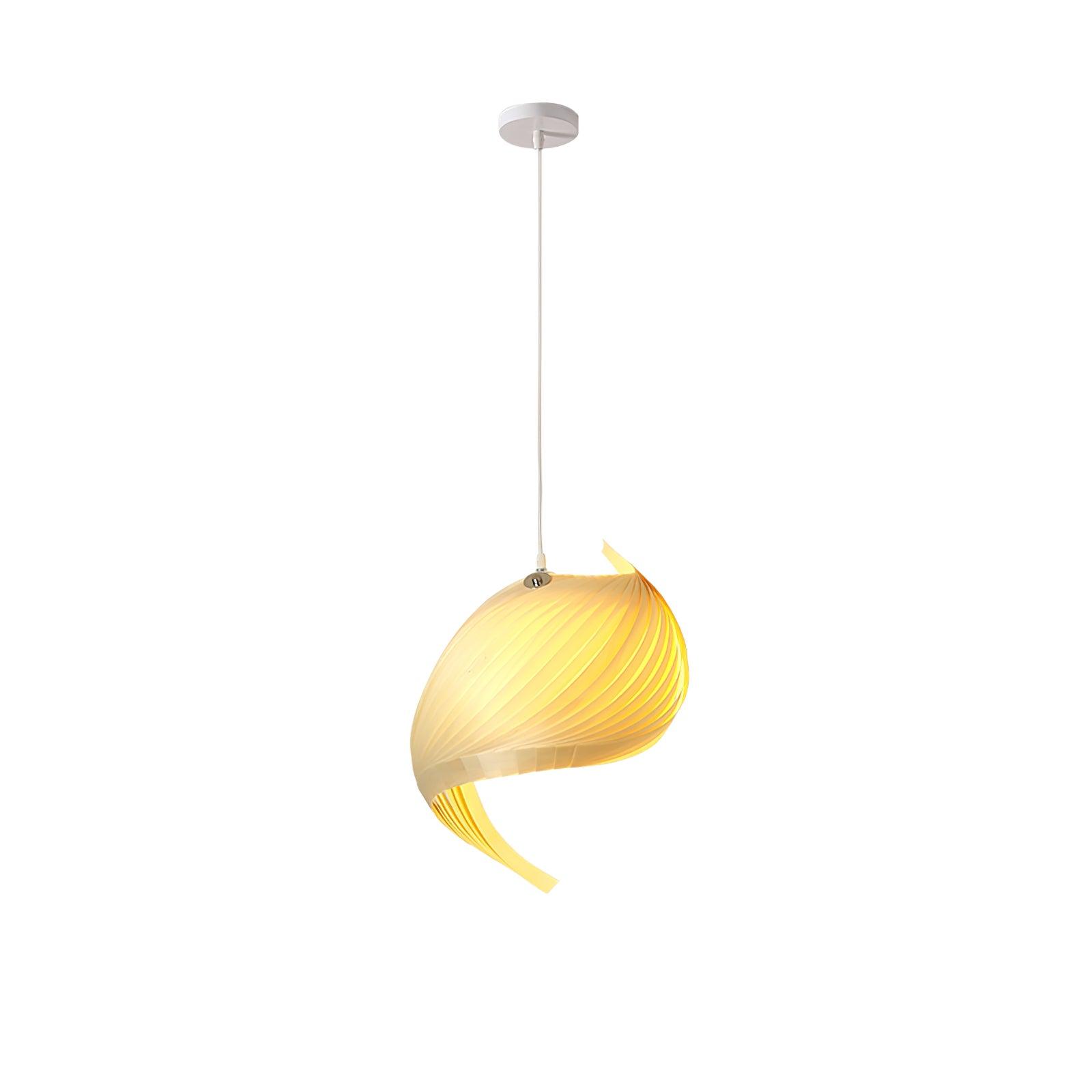 Cumiror Postmodern Luxury Shell Wood Wood Pendant Light - Letslighting
