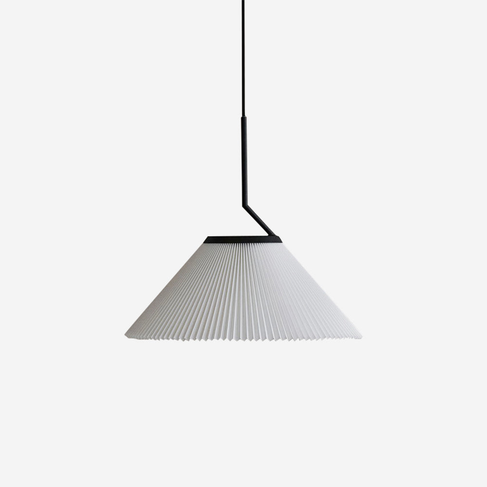 Nebra Pleated Pendant Lamp Fabric Minimalist - Letslighting
