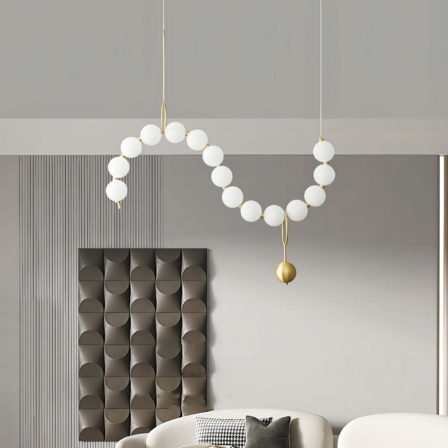Lustra Pendant Lamp Necklace Glass - Letslighting