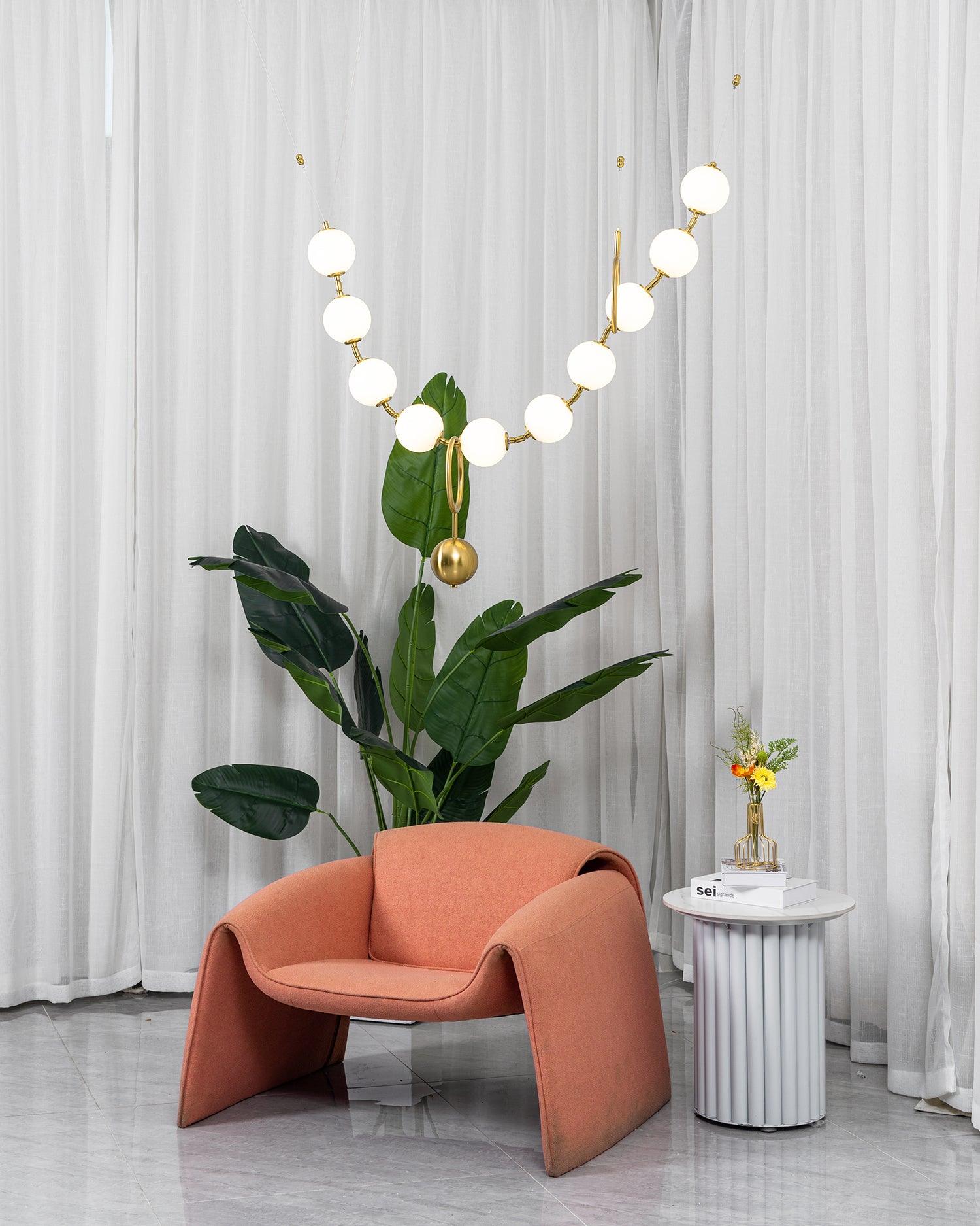 Lustra Pendant Lamp Necklace Glass - Letslighting