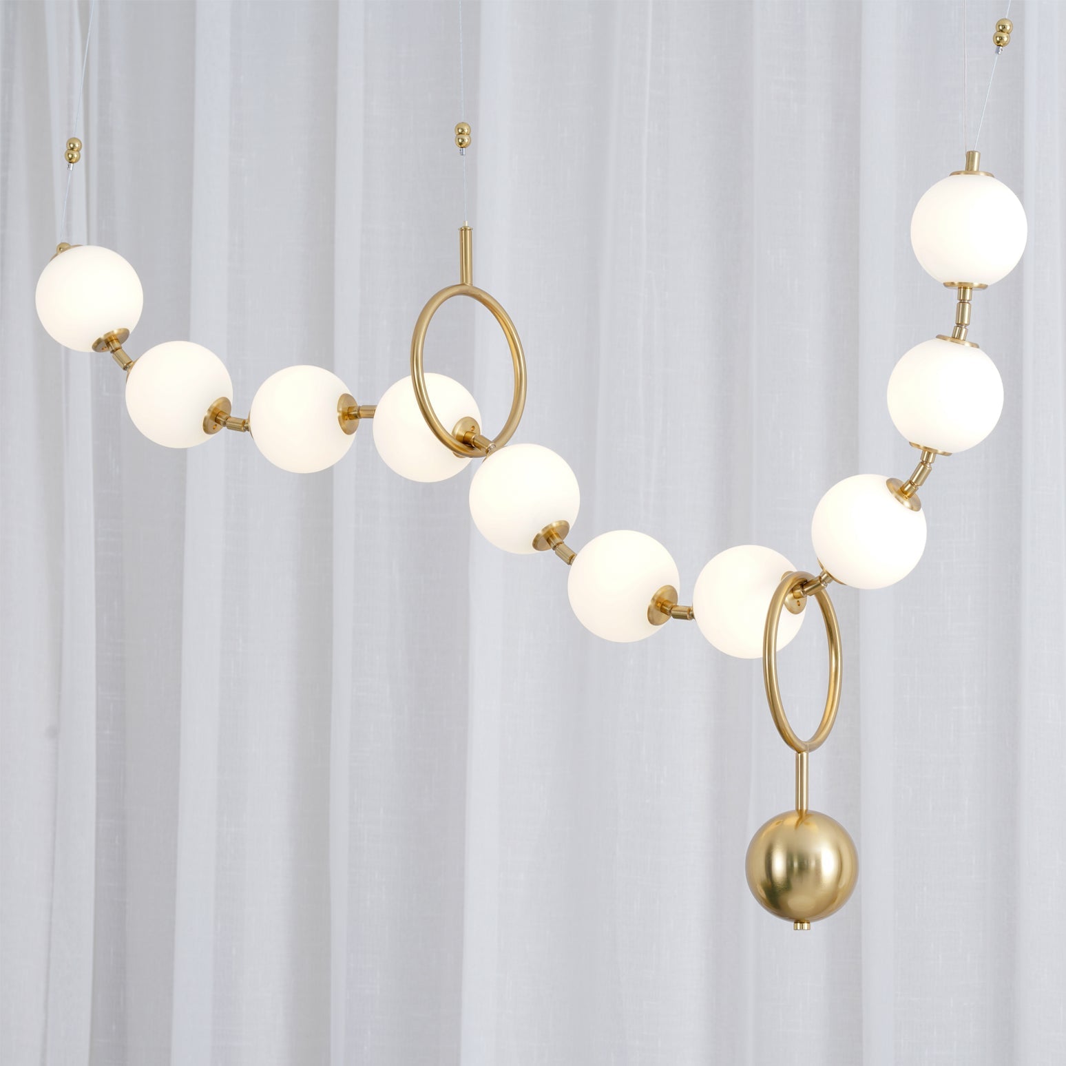 Lustra Pendant Lamp Necklace Glass - Letslighting