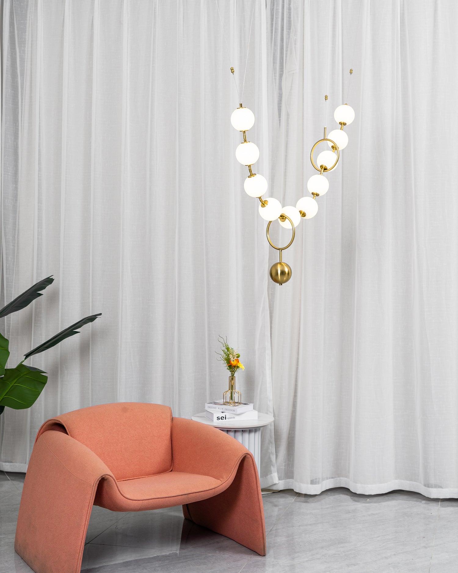 Lustra Pendant Lamp Necklace Glass - Letslighting