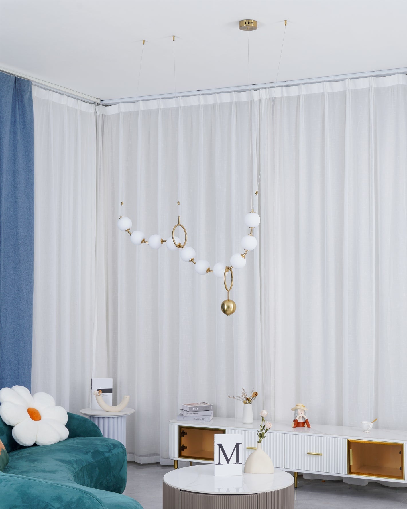 Lustra Pendant Lamp Necklace Glass - Letslighting
