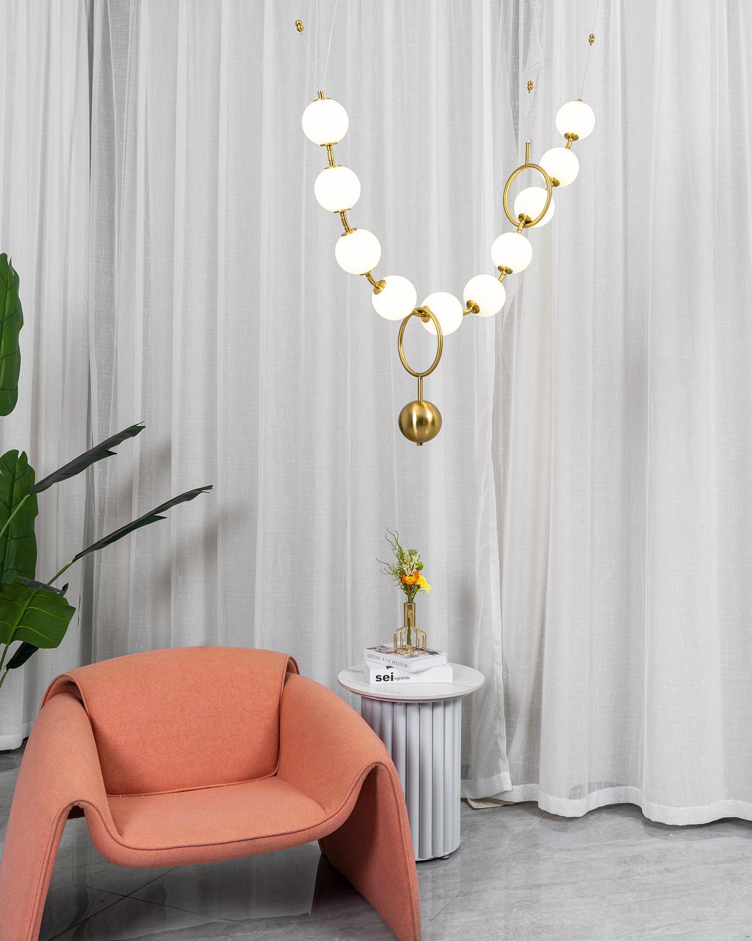 Lustra Pendant Lamp Necklace Glass - Letslighting