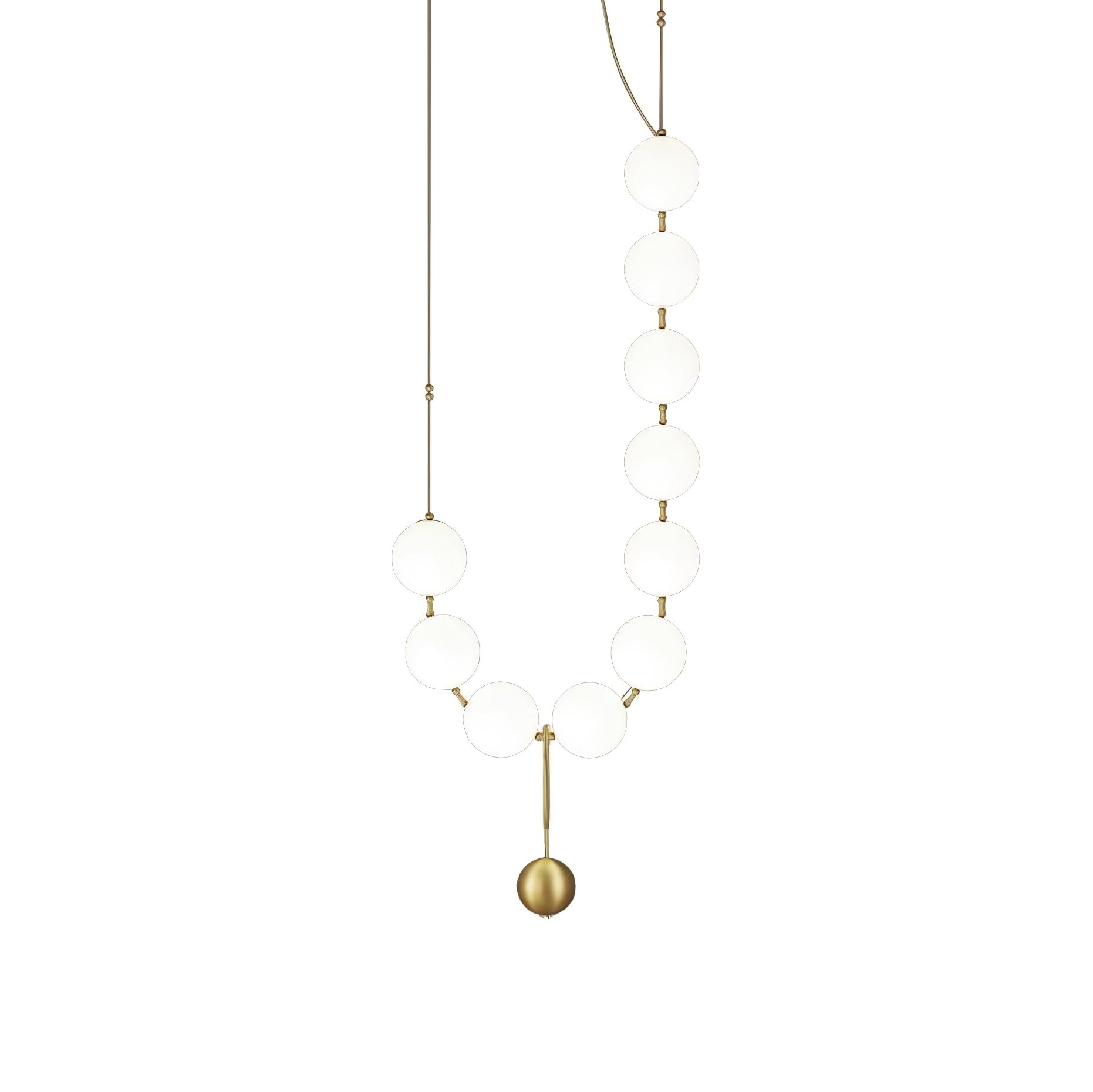 Lustra Pendant Lamp Necklace Glass - Letslighting