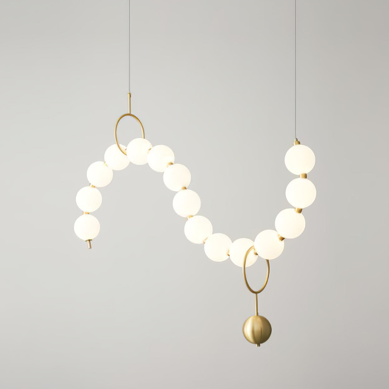 Lustra Pendant Lamp Necklace Glass - Letslighting
