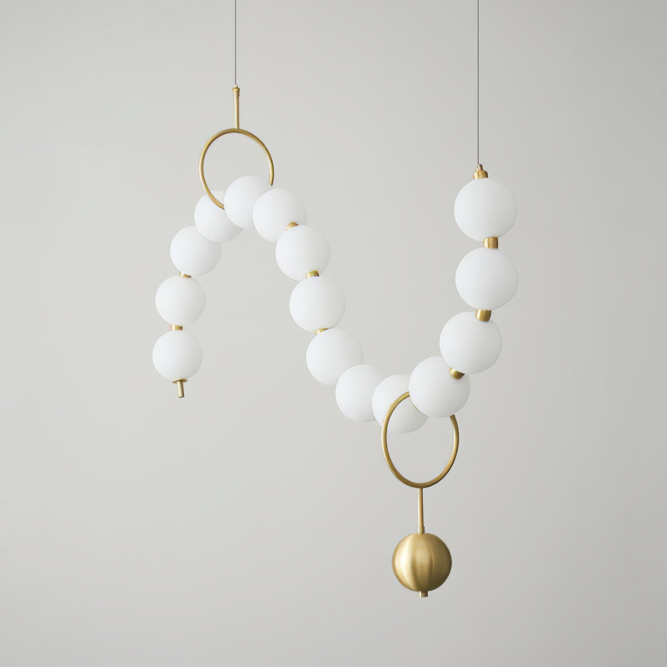 Lustra Pendant Lamp Necklace Glass - Letslighting