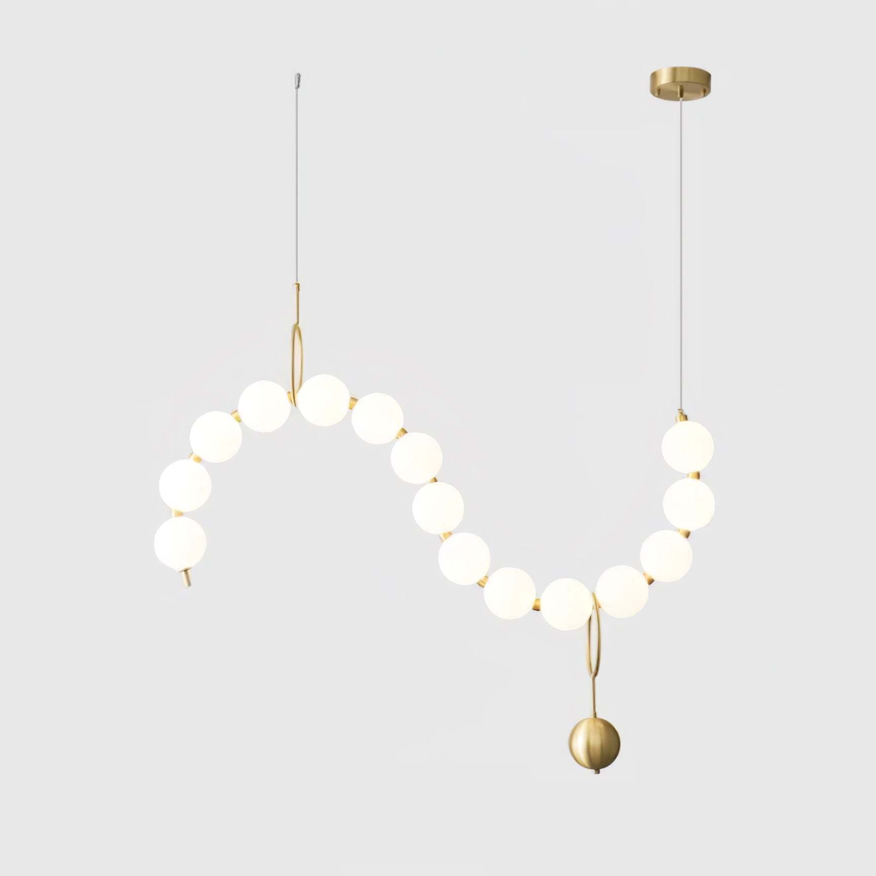 Lustra Pendant Lamp Necklace Glass - Letslighting