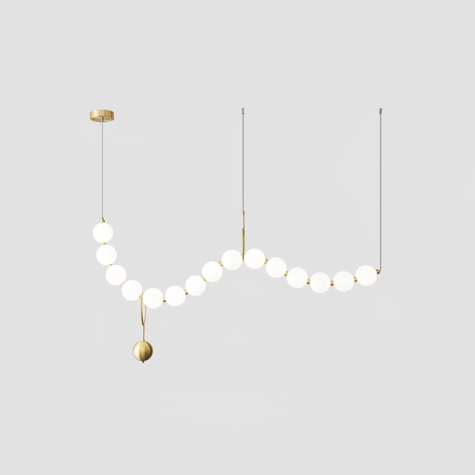 Lustra Pendant Lamp Necklace Glass - Letslighting