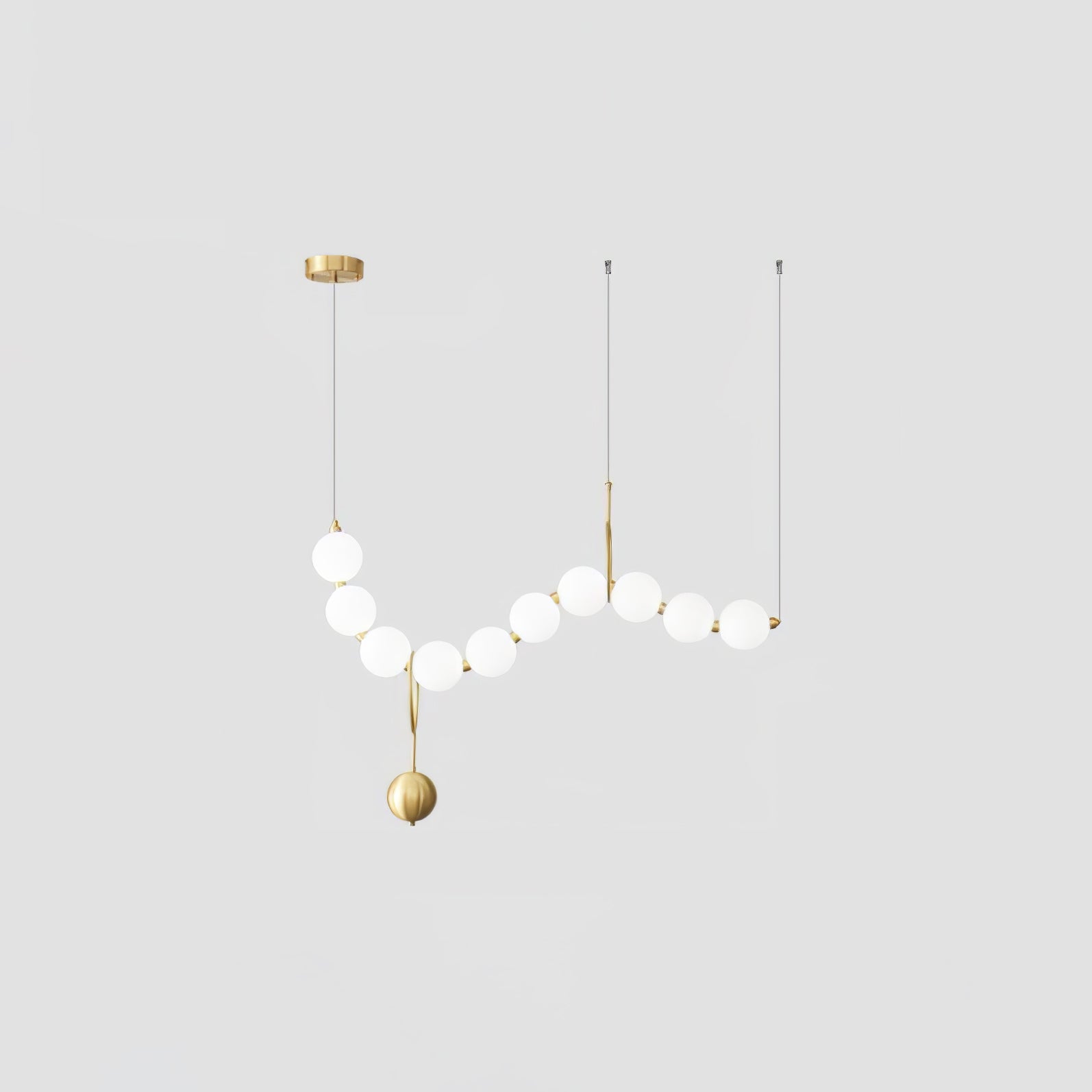 Lustra Pendant Lamp Necklace Glass - Letslighting