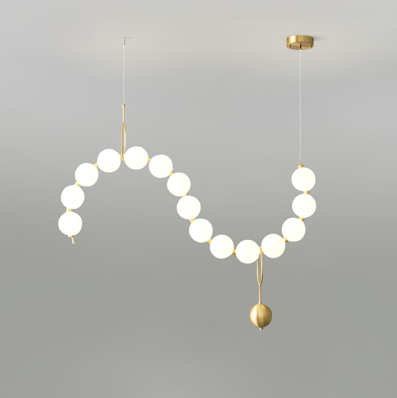 Lustra Pendant Lamp Necklace Glass - Letslighting
