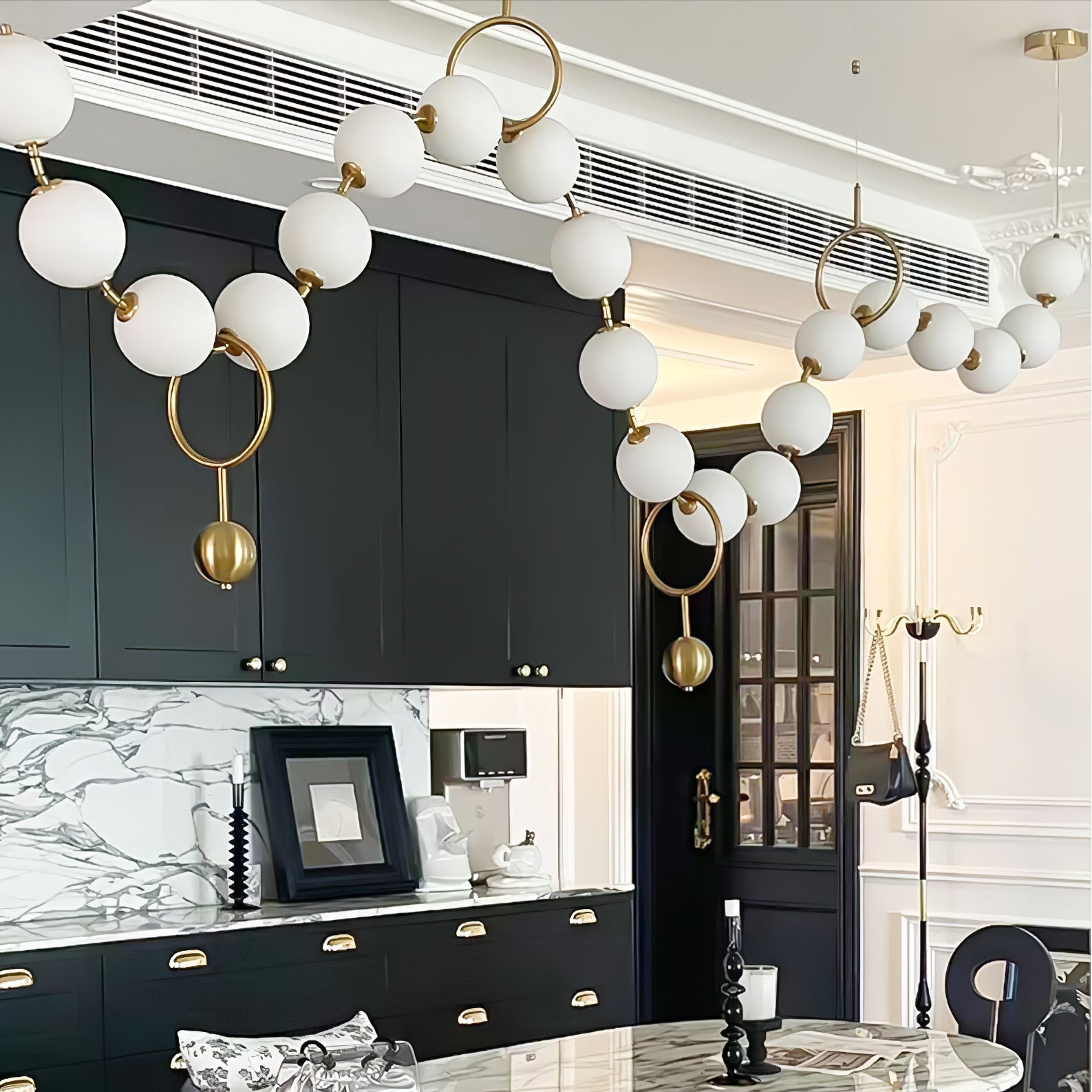 Lustra Pendant Lamp Necklace Glass - Letslighting