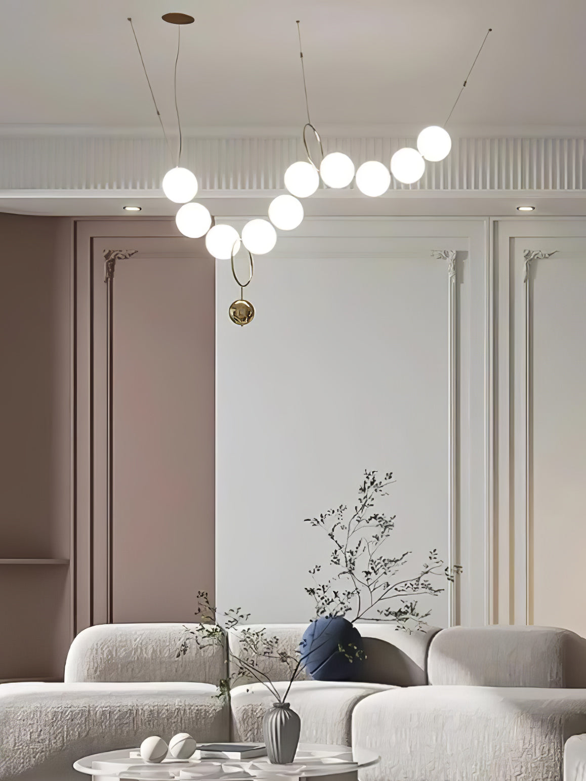 Lustra Pendant Lamp Necklace Glass - Letslighting