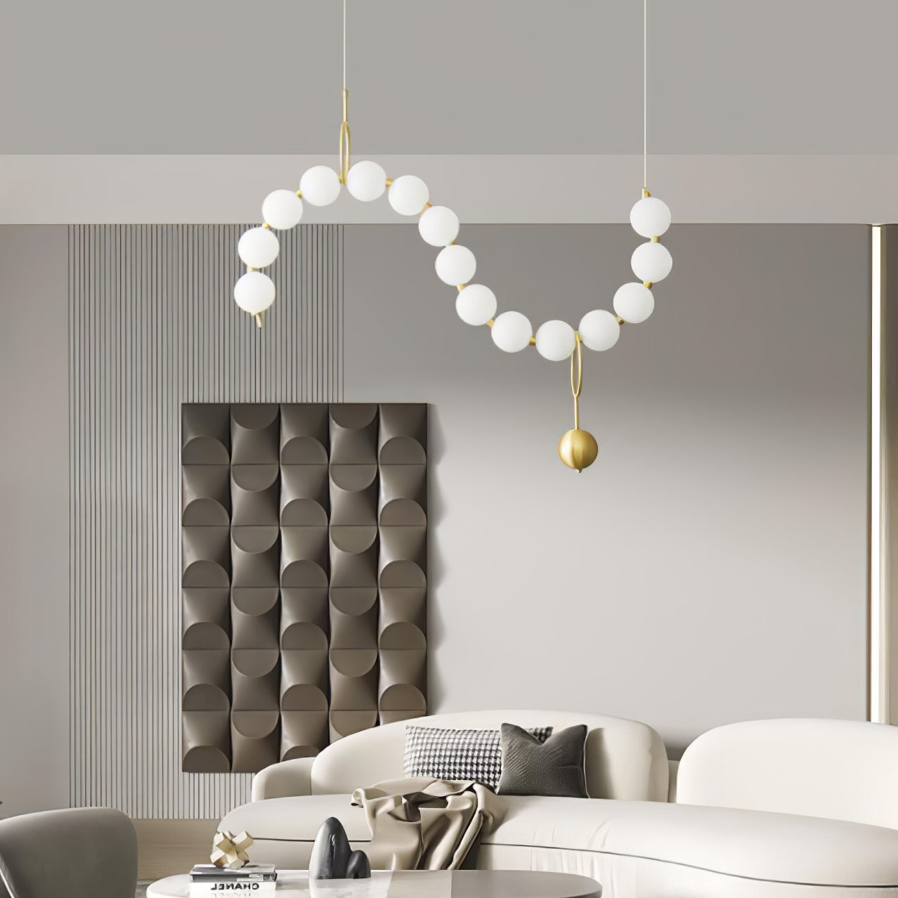 Lustra Pendant Lamp Necklace Glass - Letslighting
