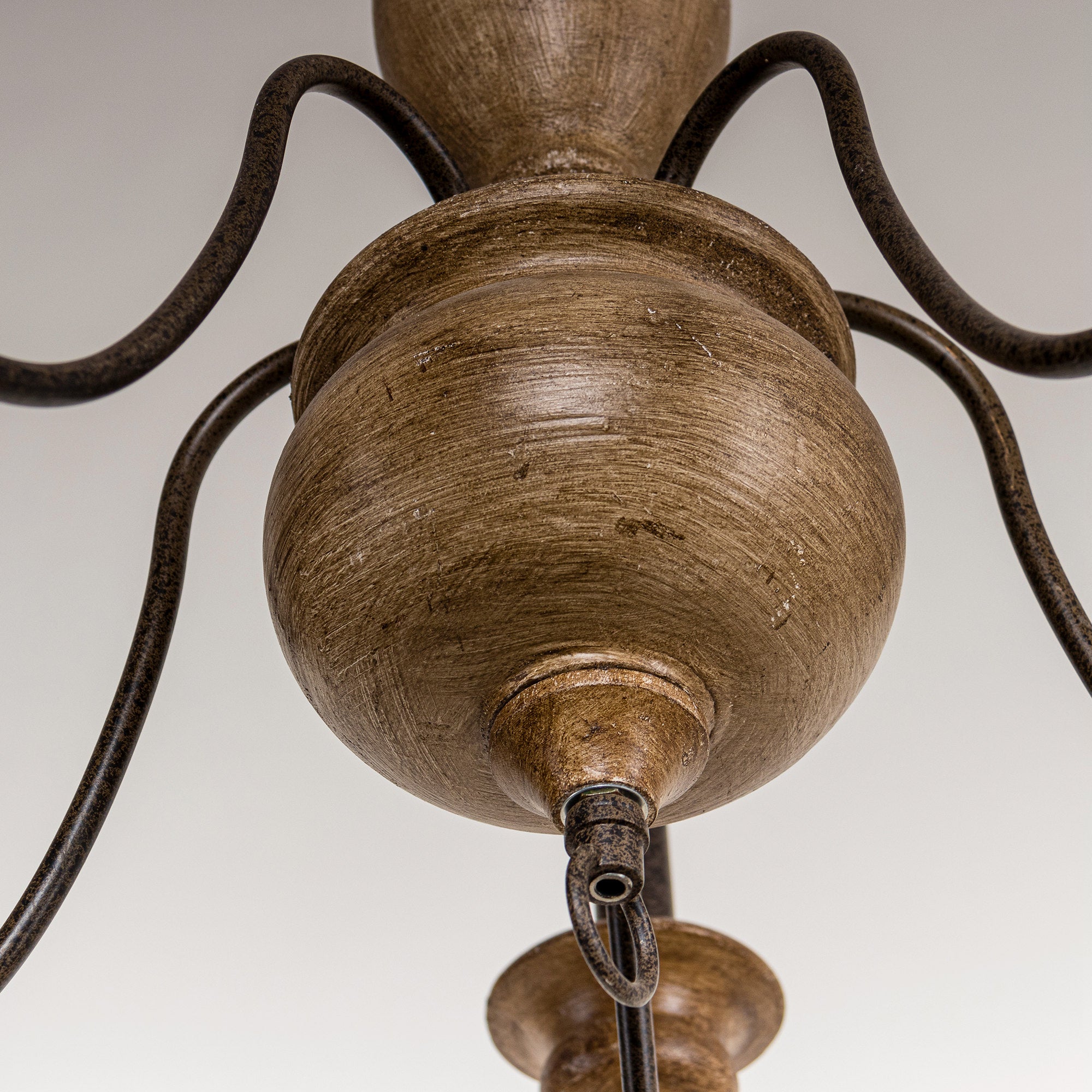 Evvine Vintage Industrial Wood Chandelier - Letslighting