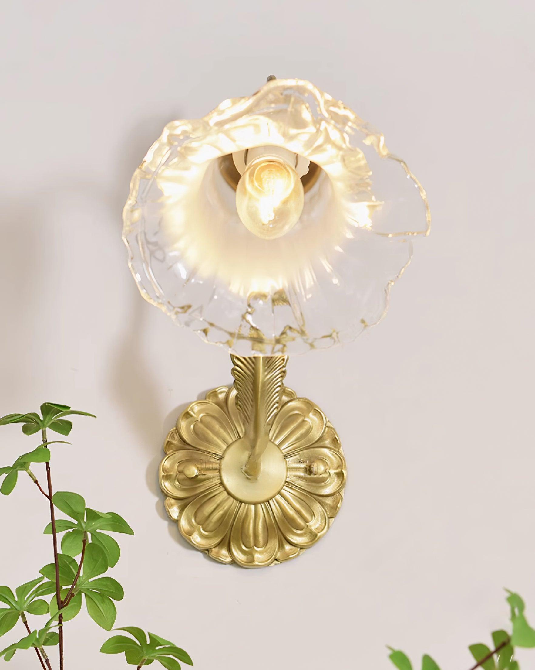 Neiman Wall Lamp Pink Ruffle - Letslighting