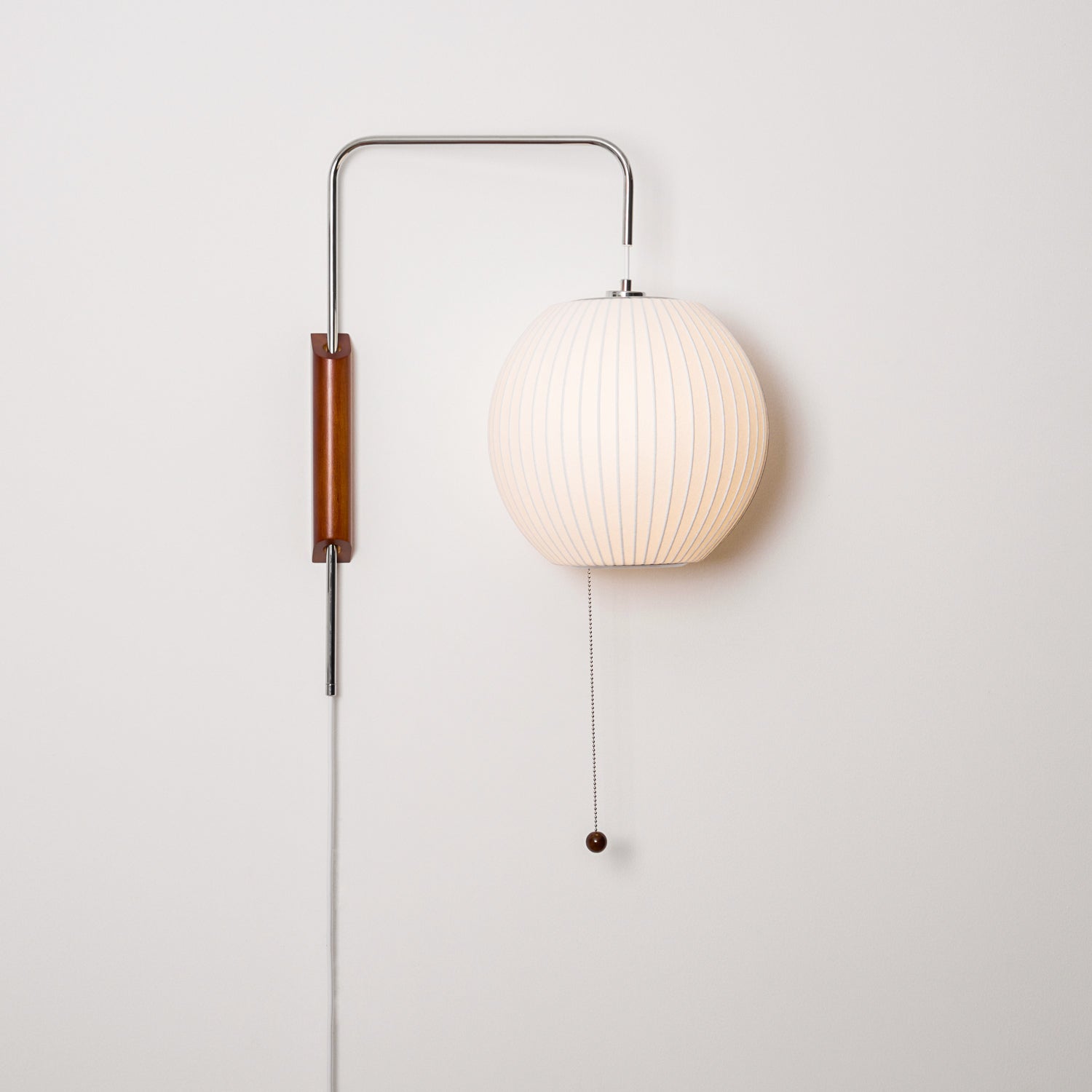 Lustra Wall Sconce Walnut Ball - Letslighting