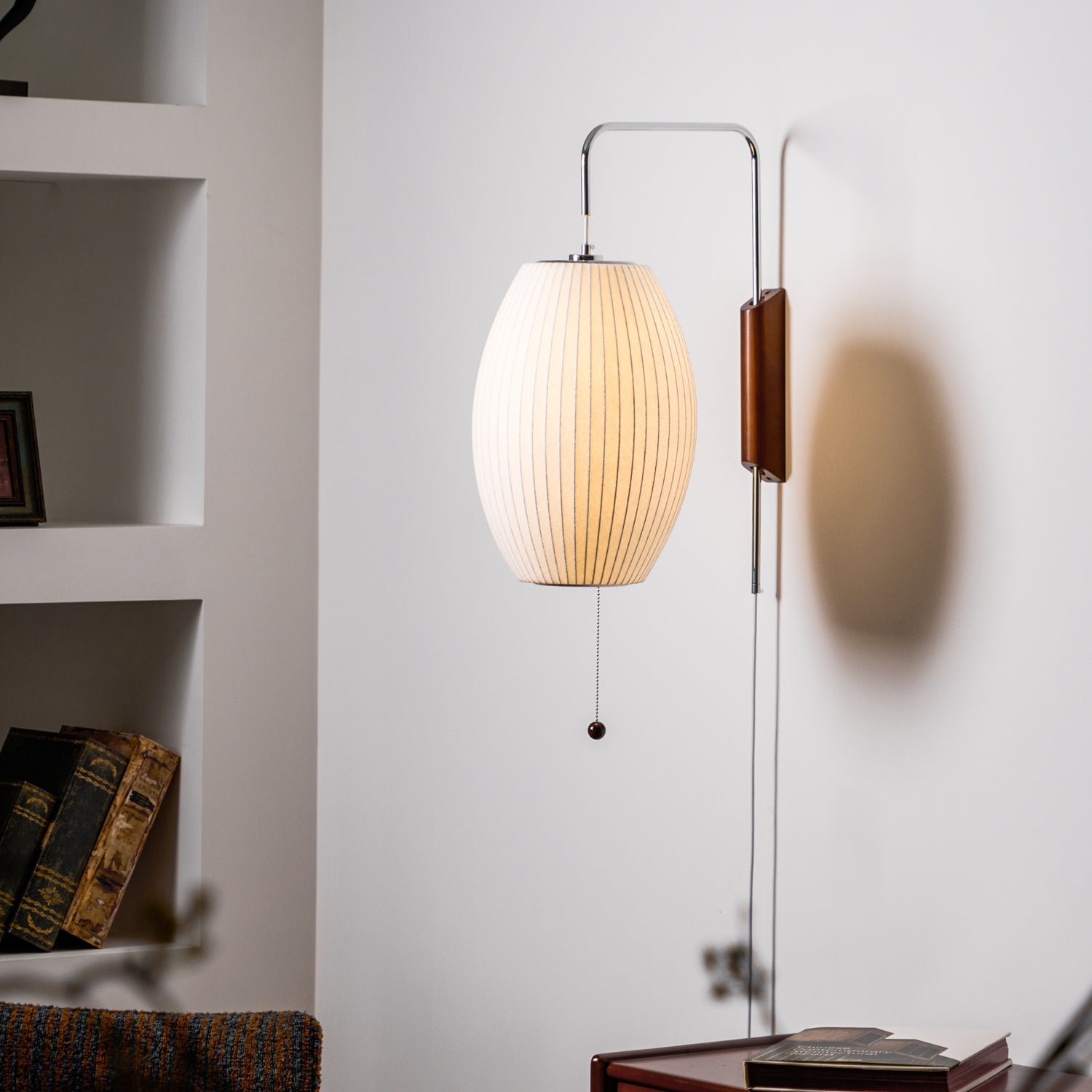 Lustra Wall Sconce Walnut Ball - Letslighting