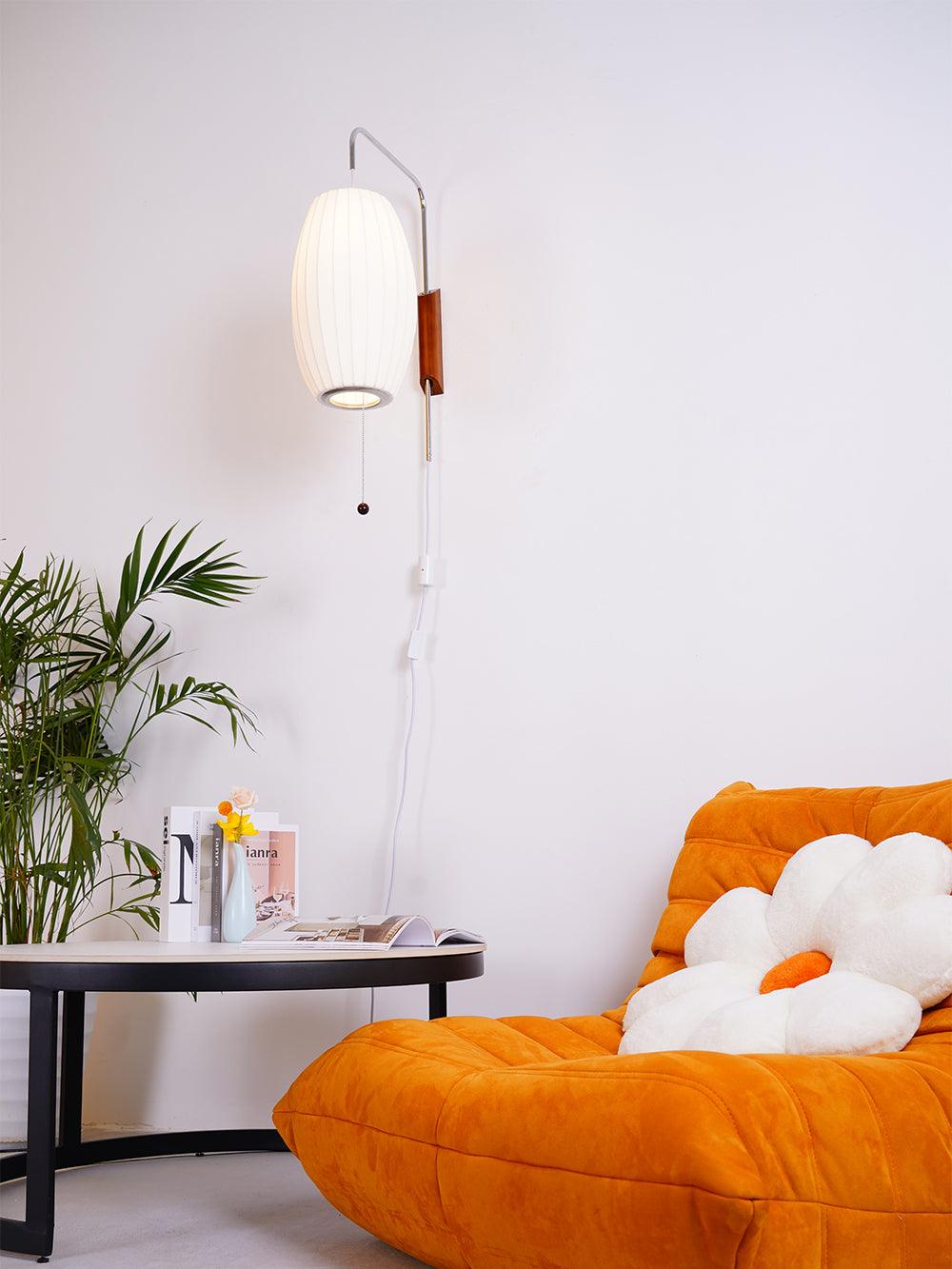 Lustra Wall Sconce Walnut Ball - Letslighting