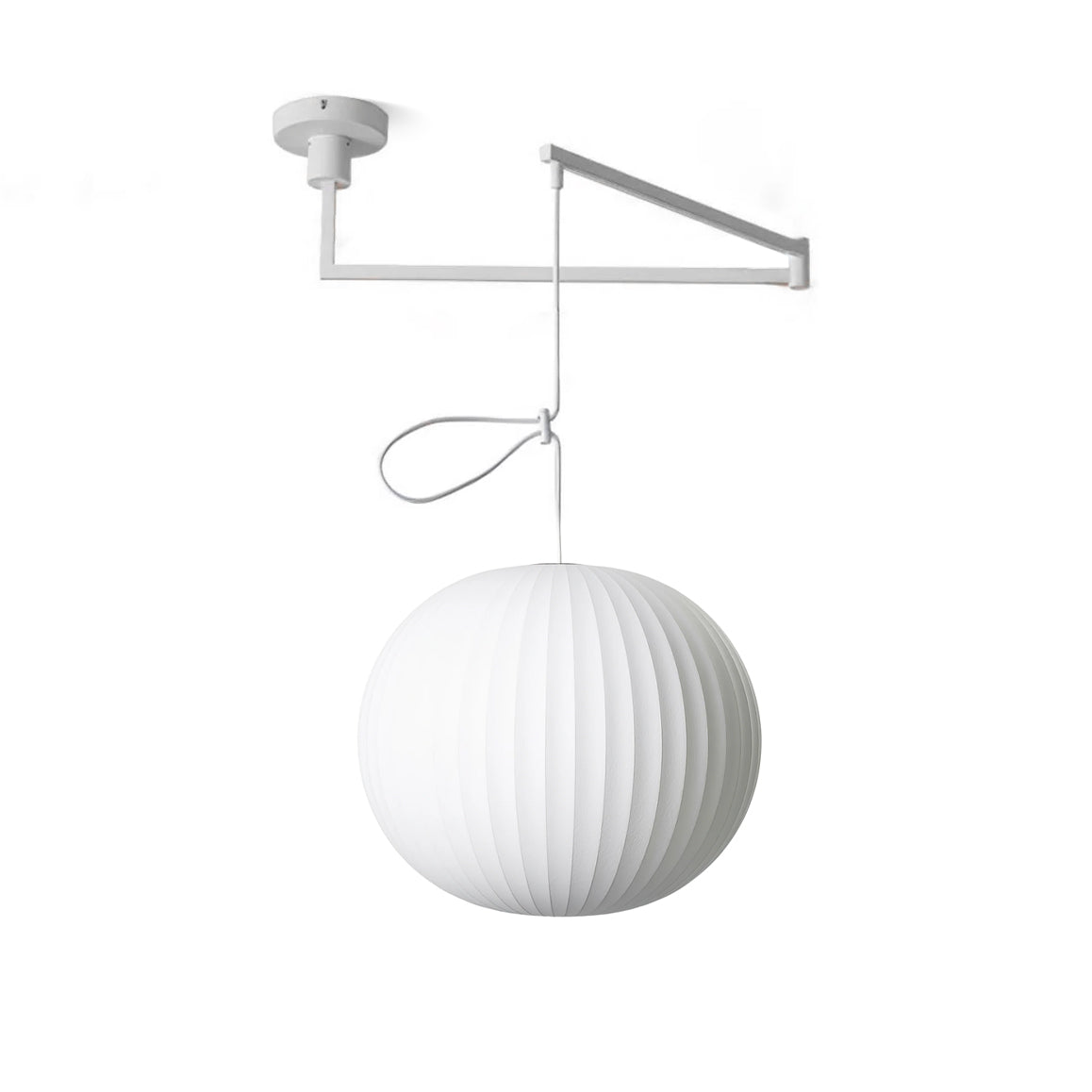 Nelson Swing Arm Pendant Lamp - Blowlighting