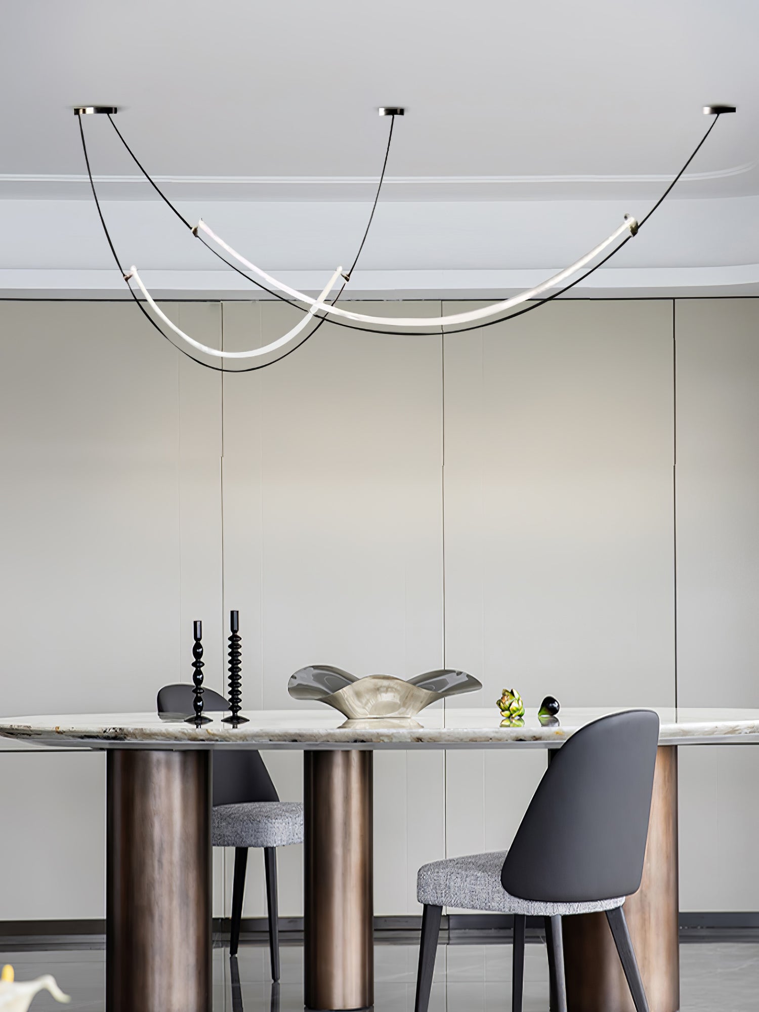 Arisha Curved LED Pendant Light - Letslighting