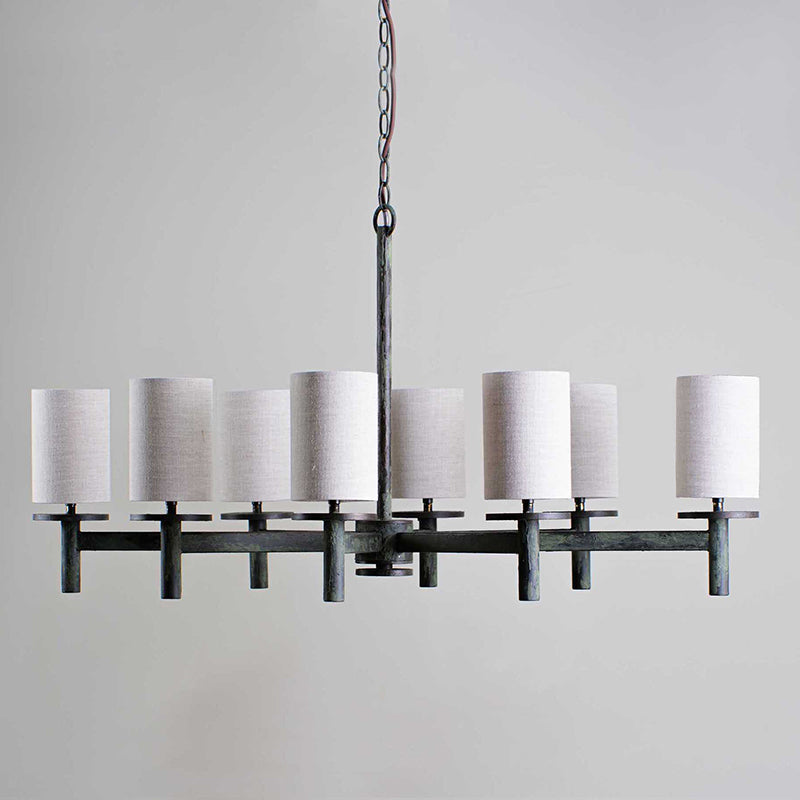 Iltalaris Premium Nordic Art Brass Fabric Chandelier - Letslighting